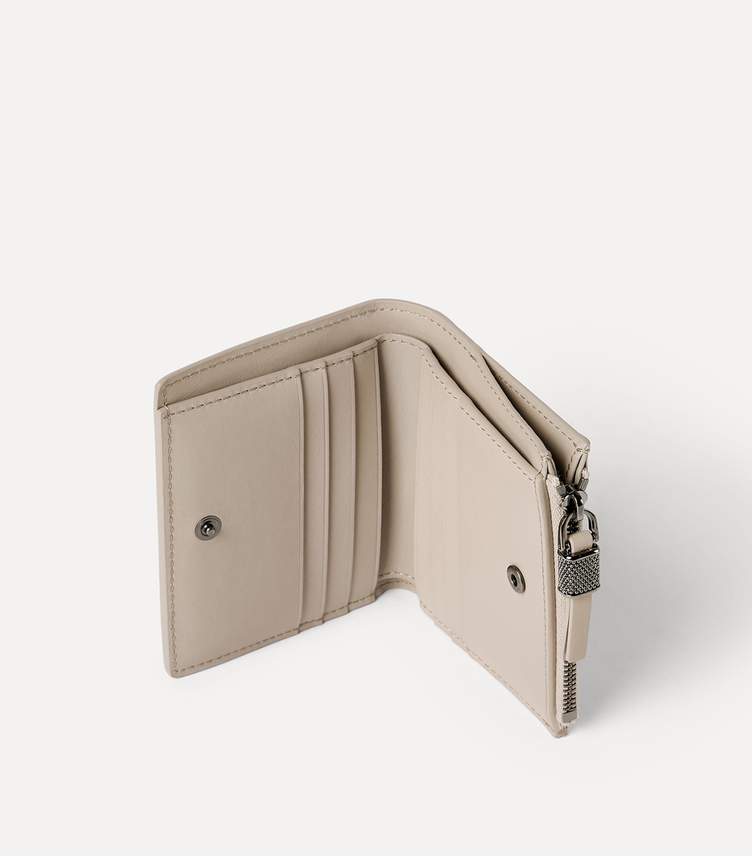 Brunello Cucinelli Leather Logo Wallet Image 2