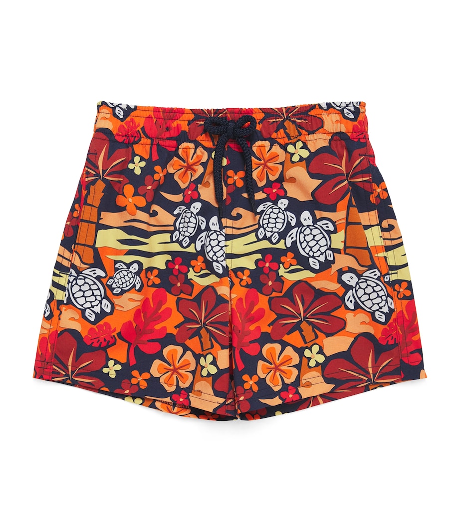 Turtle Print Swim Shorts (2-12 Years) 195 ABRICOT Image 1