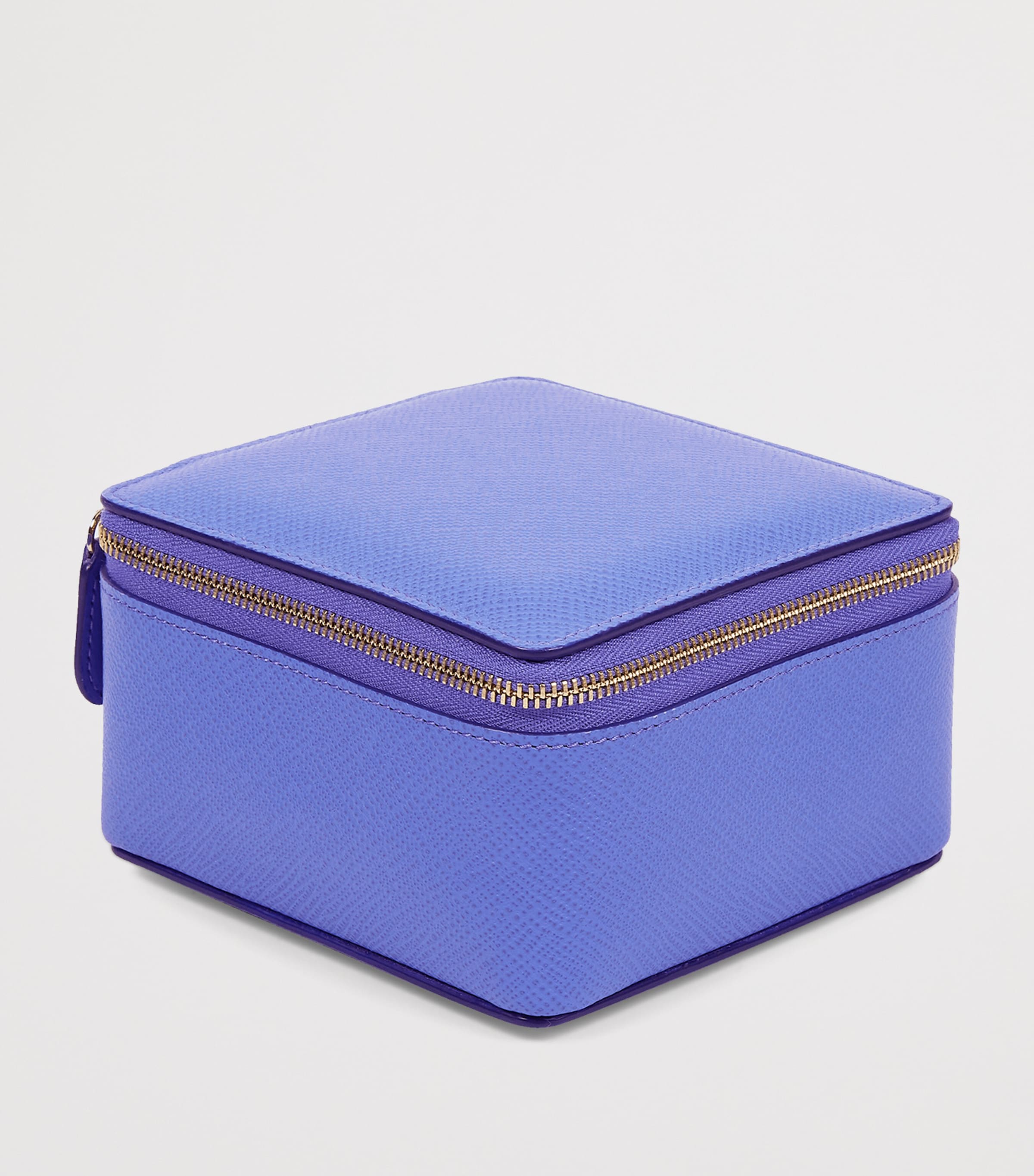 Smythson Large Calfskin Panama Trinket Case U Violet Image 2