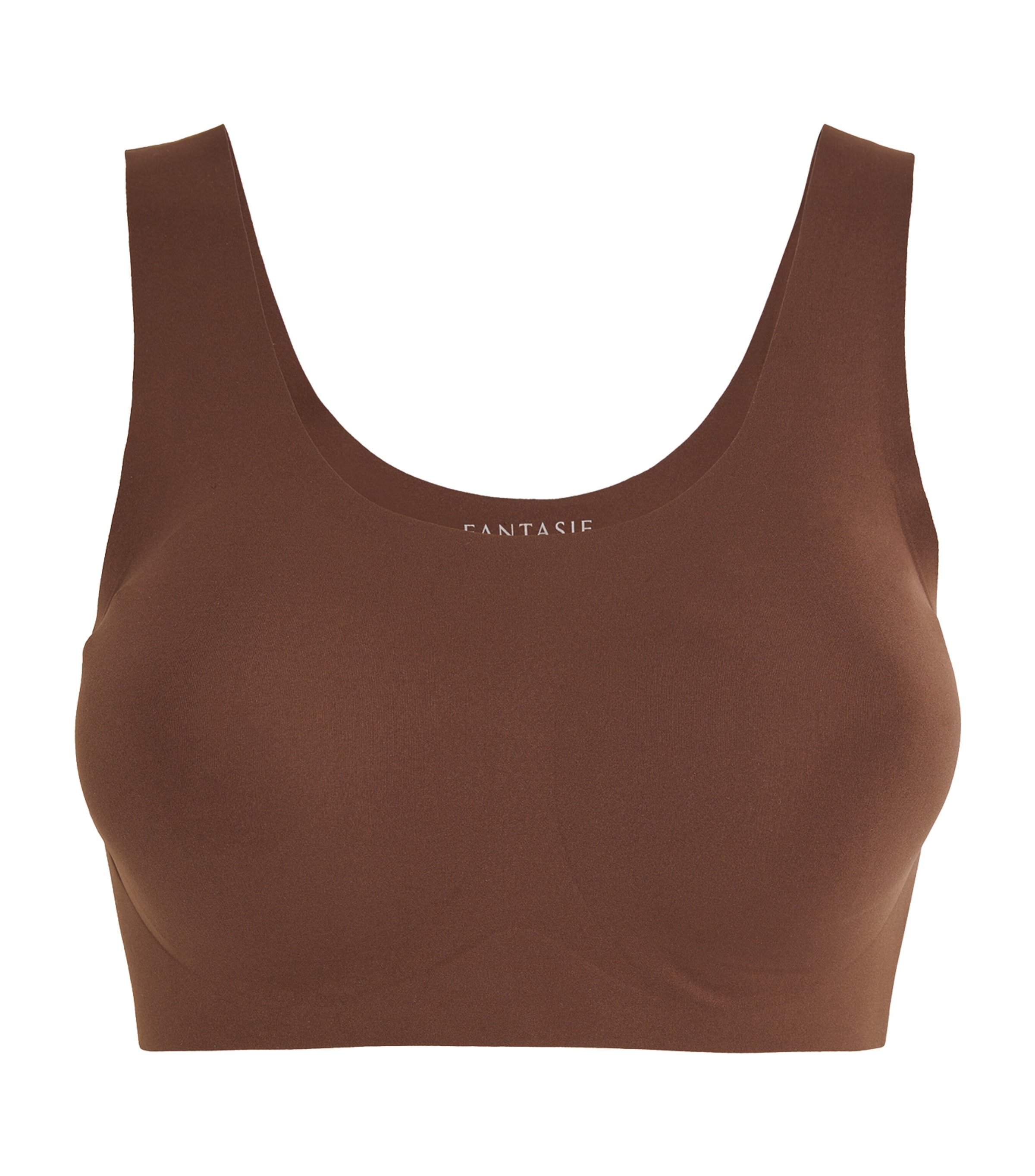 Soft Non-Wired Bralette COFFEE ROAST Image 1