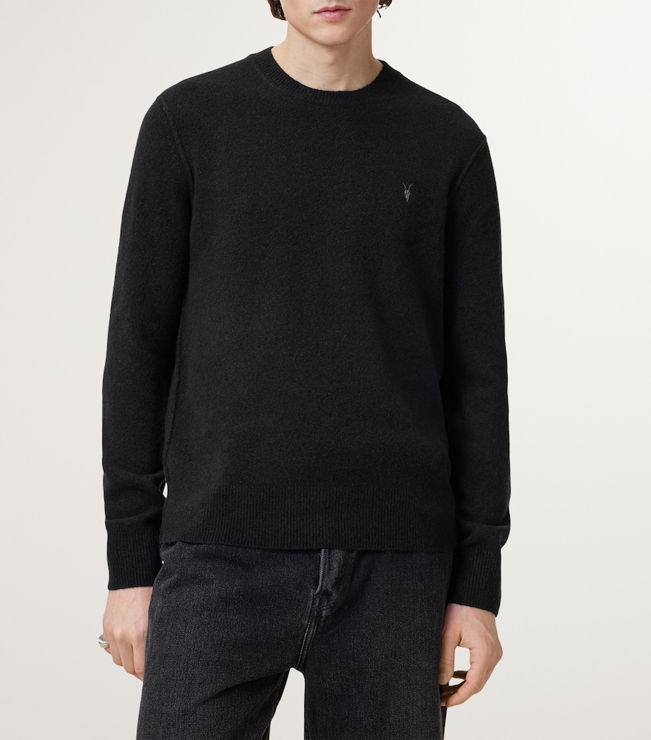 Crew-Neck Statten Sweater BLACK Image 4