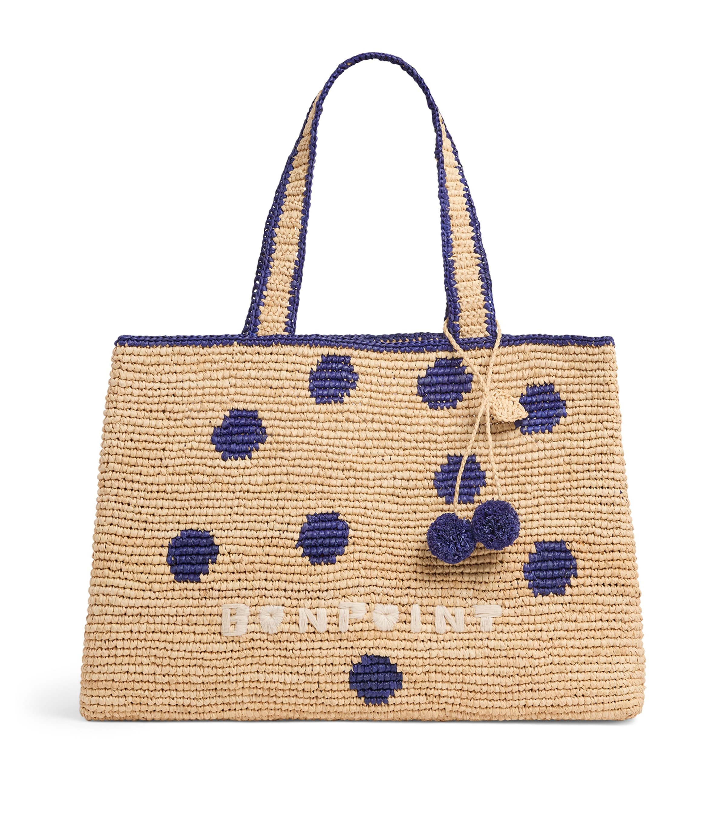 Raffia Tote Bag PO MARINE Image 1