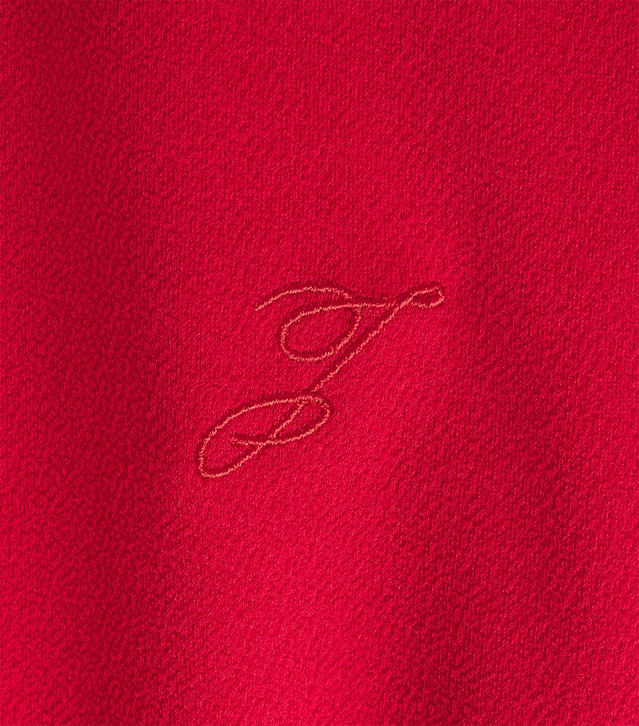 Jacquemus Womens Palmier Midi Dress Red Image 6