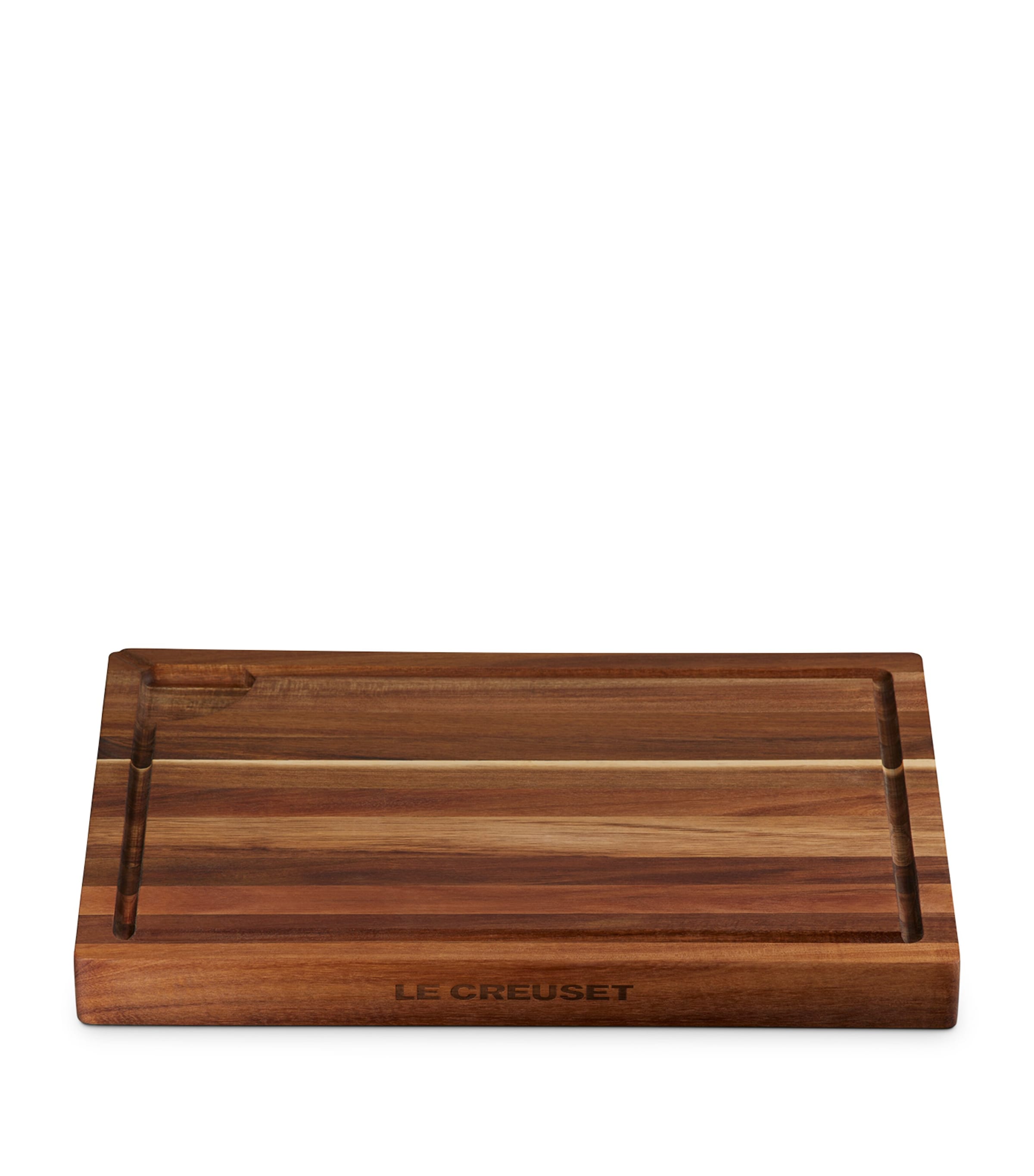 Le Creuset Acacia Wood Butcher Block Cutting Board In Brown