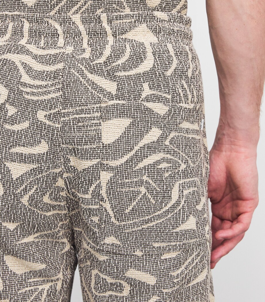 Swirl Drawstring Jerry Shorts DEMITASSE Image 6