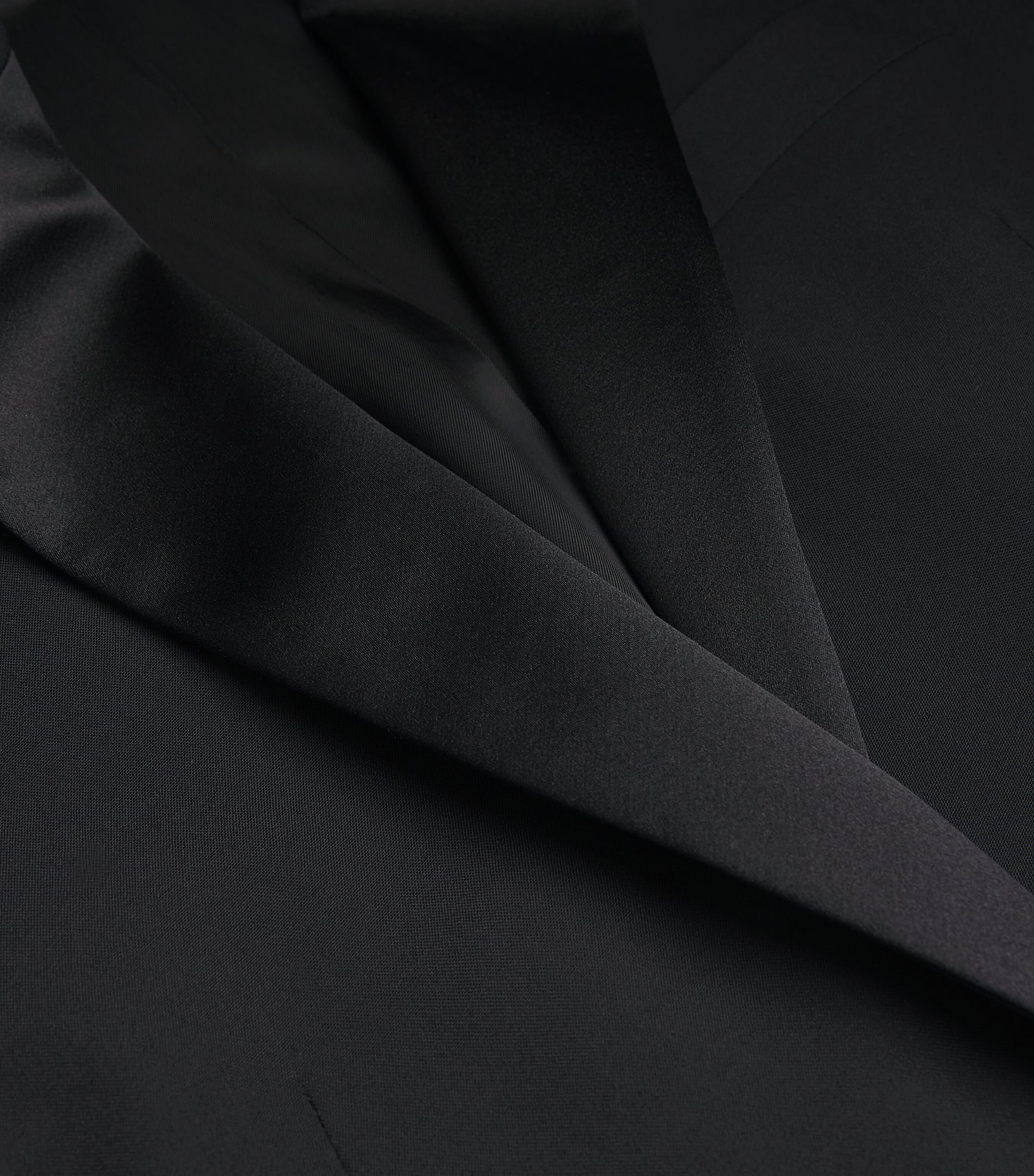 Wool Peak-Lapel Tuxedo BLACK Image 5