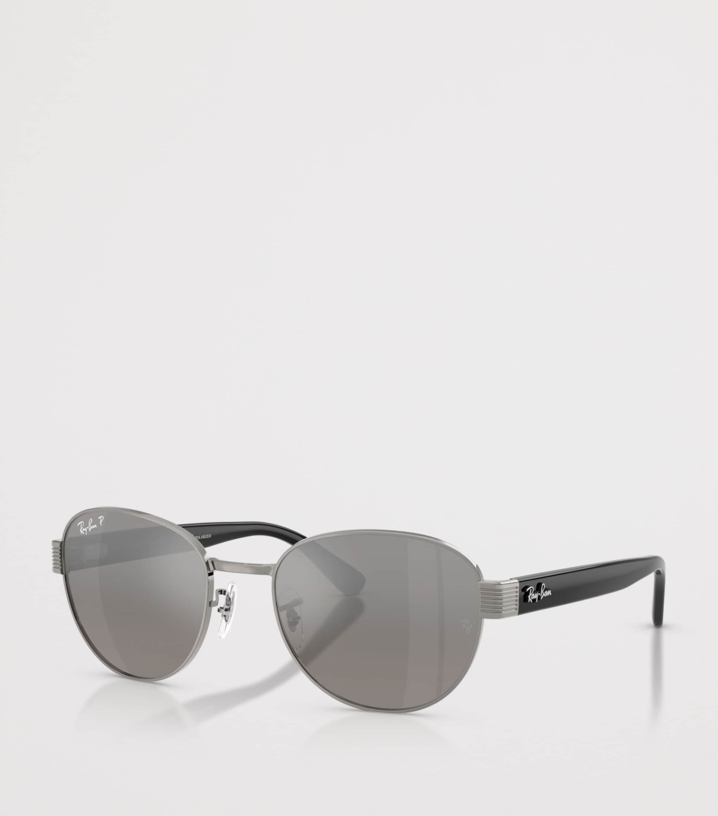 Ray-Ban RB3766 Polarized+ Lenses Square Sunglasses Grey Image 2
