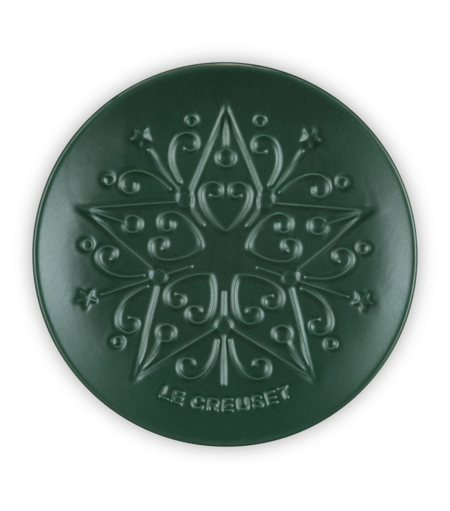 Le Creuset Stoneware L'Etoile Plate (19cm) Green Image 4