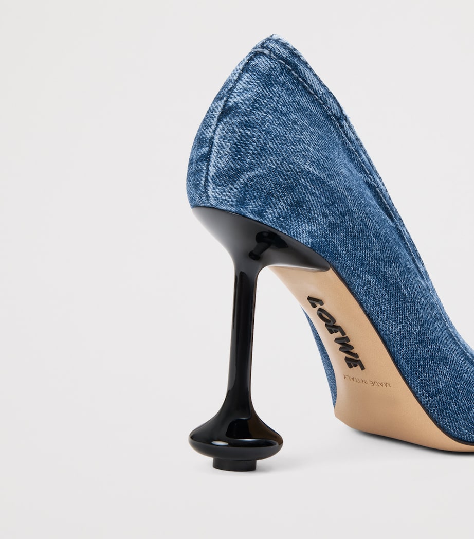 Denim Toy Pumps 90 WASHED DENIM Image 5
