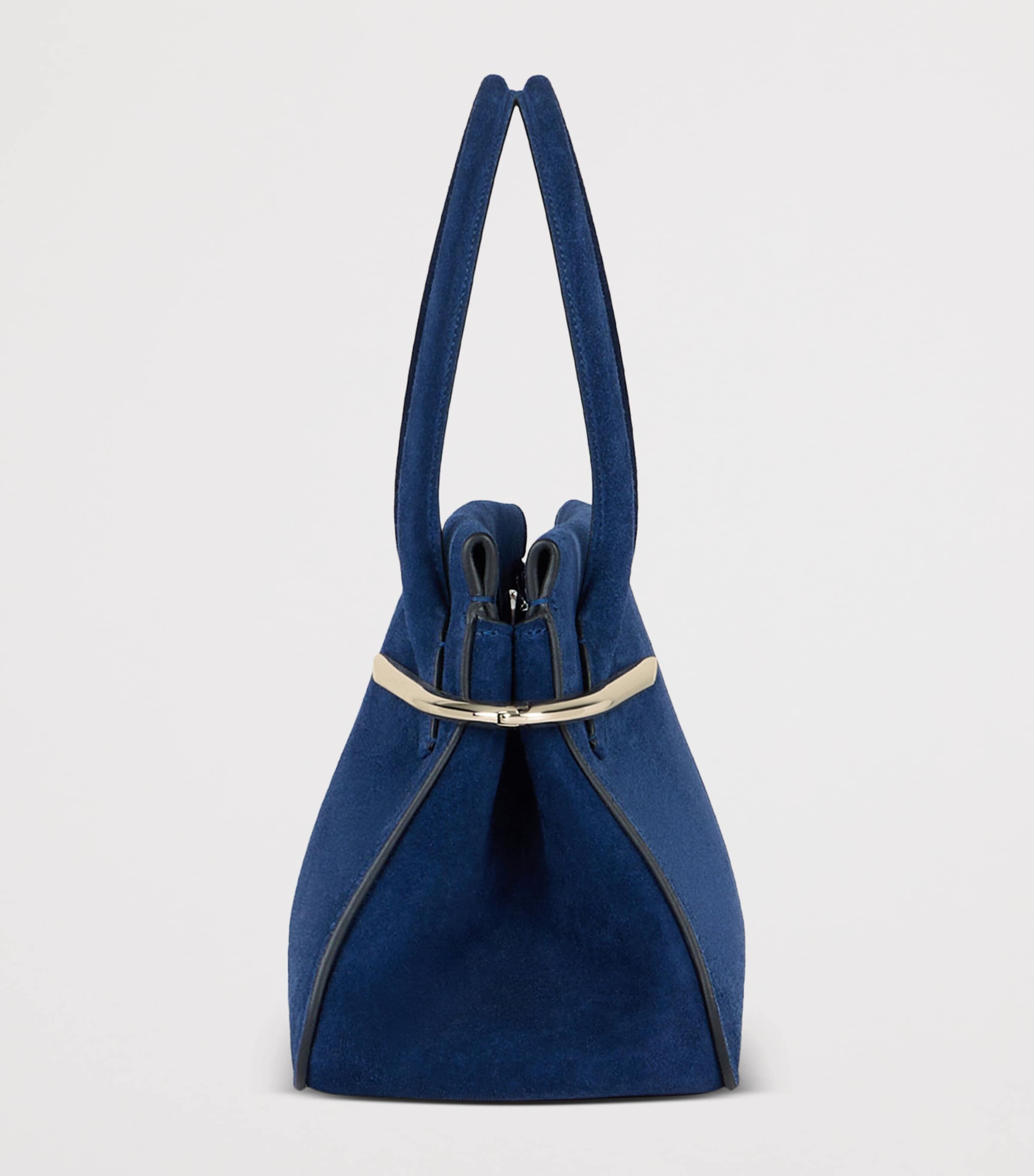 Givenchy Medium Suede Pinch Top-Handle Bag Image 4