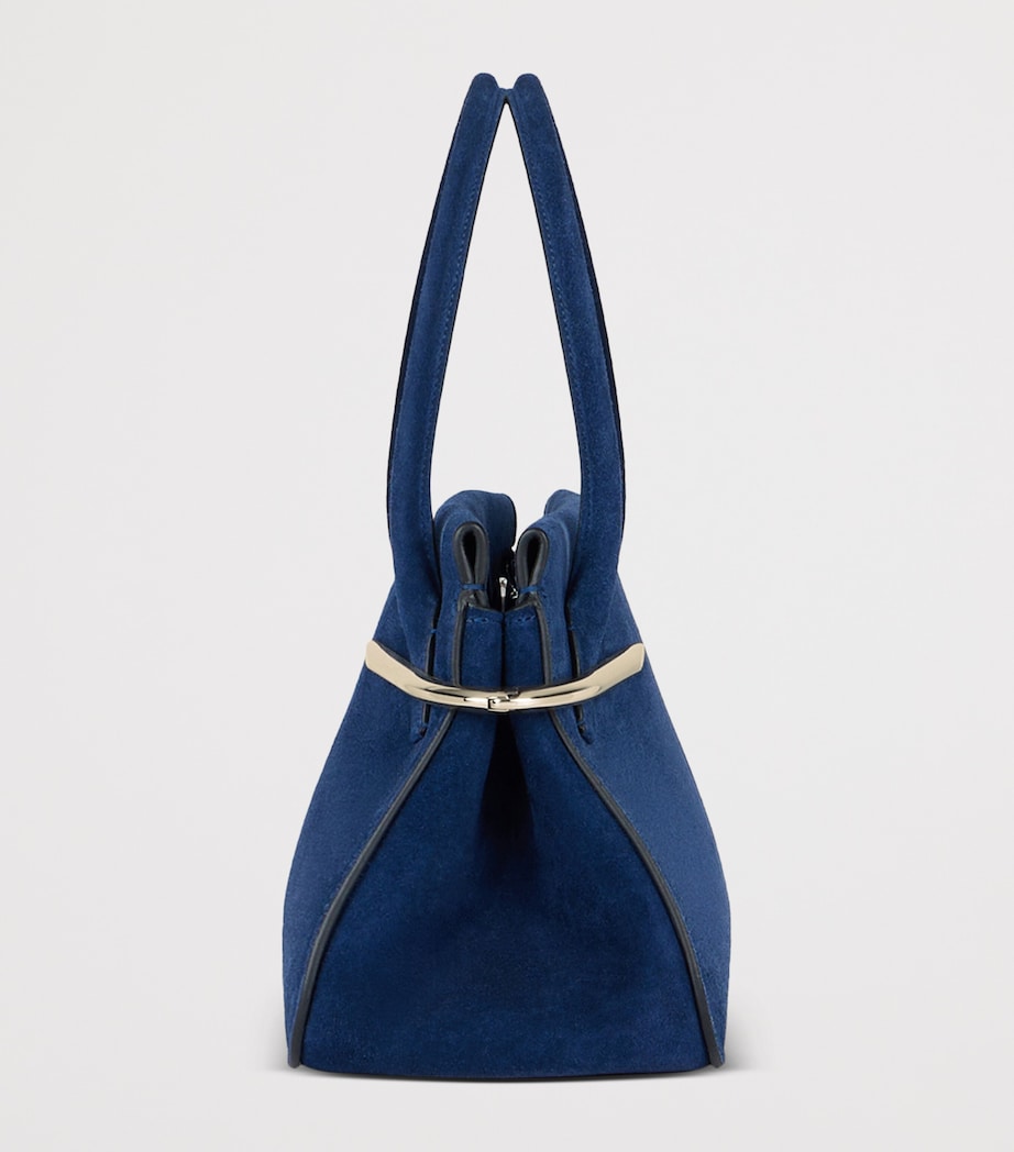 Givenchy Medium Suede Pinch Top-Handle Bag Image 4