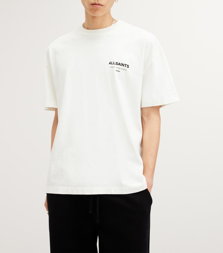 Organic Cotton Underground T-Shirt ASHEN WHITE Image 4