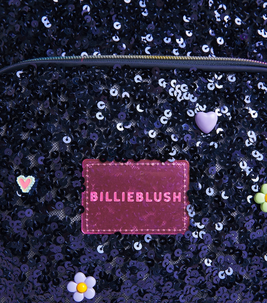 Billieblush Sequin Backpack Navy Image 4