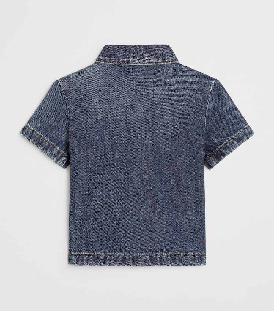 Dolce&Gabbana Kids Denim Shirt (3-30 Months) Combined Colou Image 2