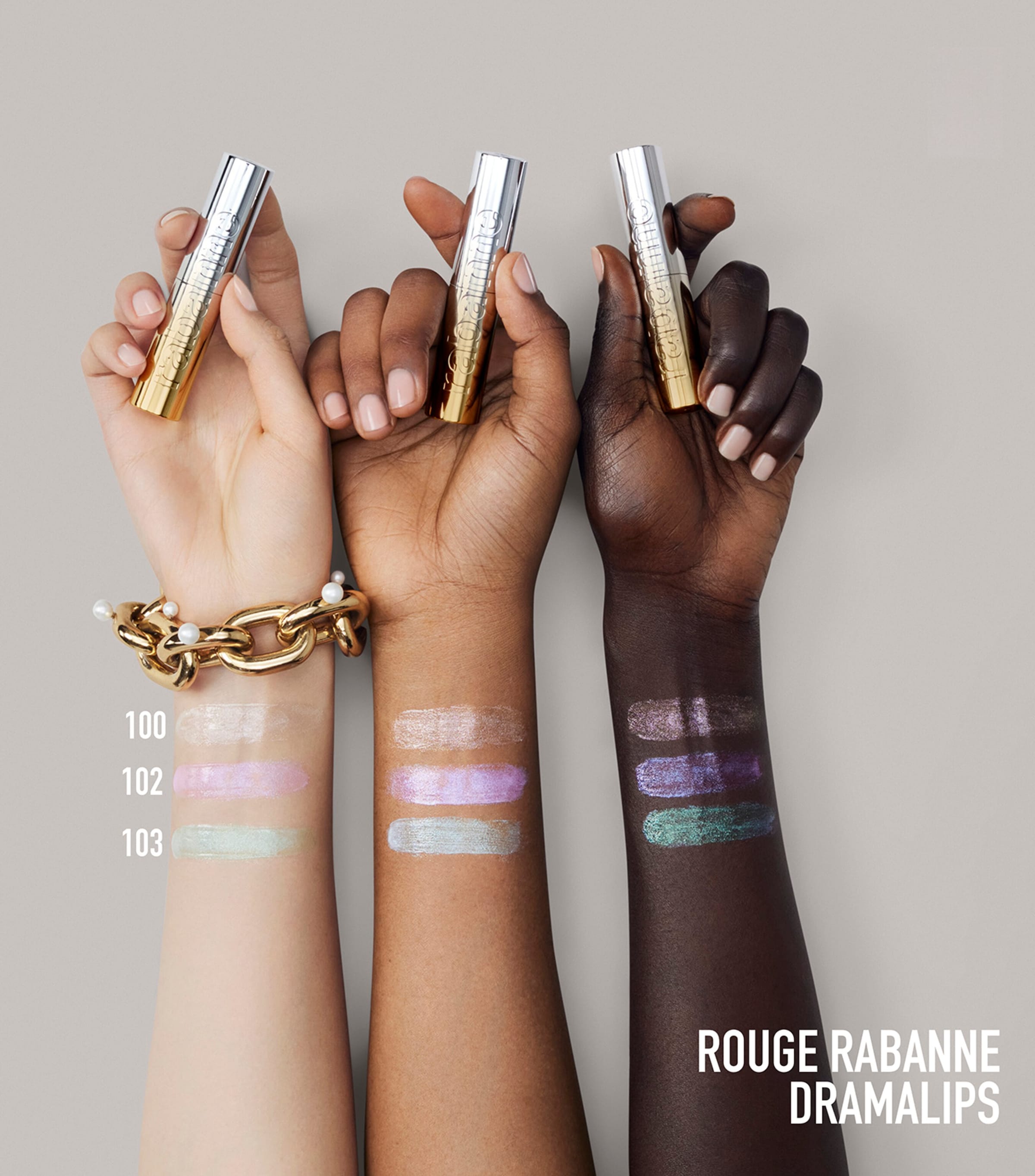 Rabanne Dramalips Shiny Lipstick Lilac Cutie Pie Image 5