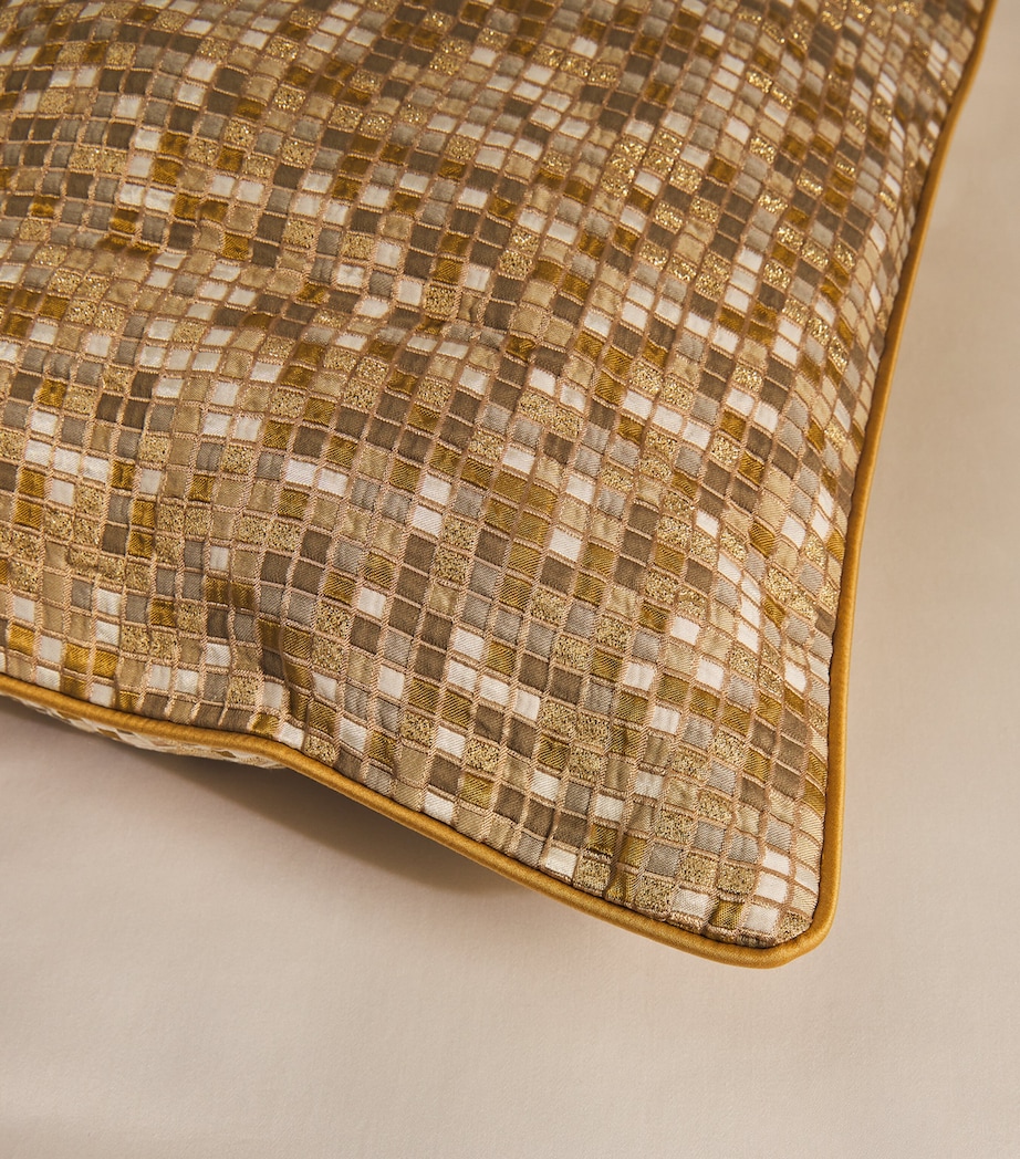 Egyptian Cotton Mosaic Square Pillowcase (65cm x 65cm) MIEL 800 Image 2