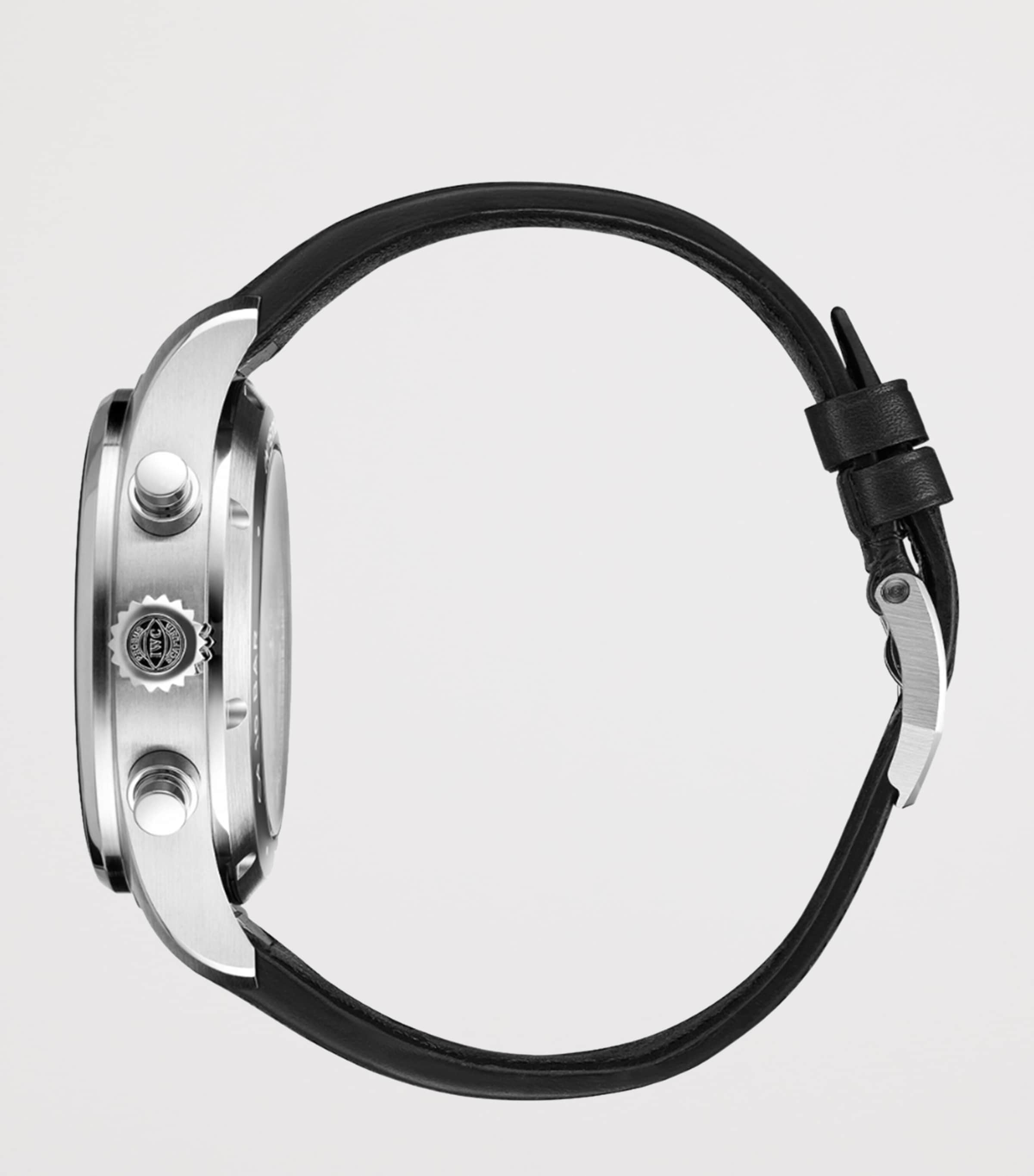 Stainless Steel Pilot’s Chronograph Watch 41mm BLACK Image 3