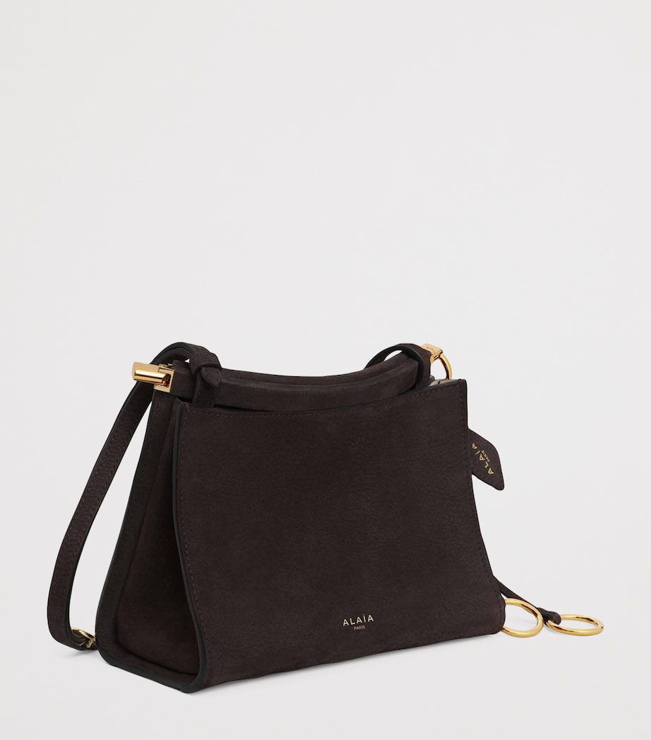 Small Leather Le Quick Square Shoulder Bag BRUN FONCE Image 2