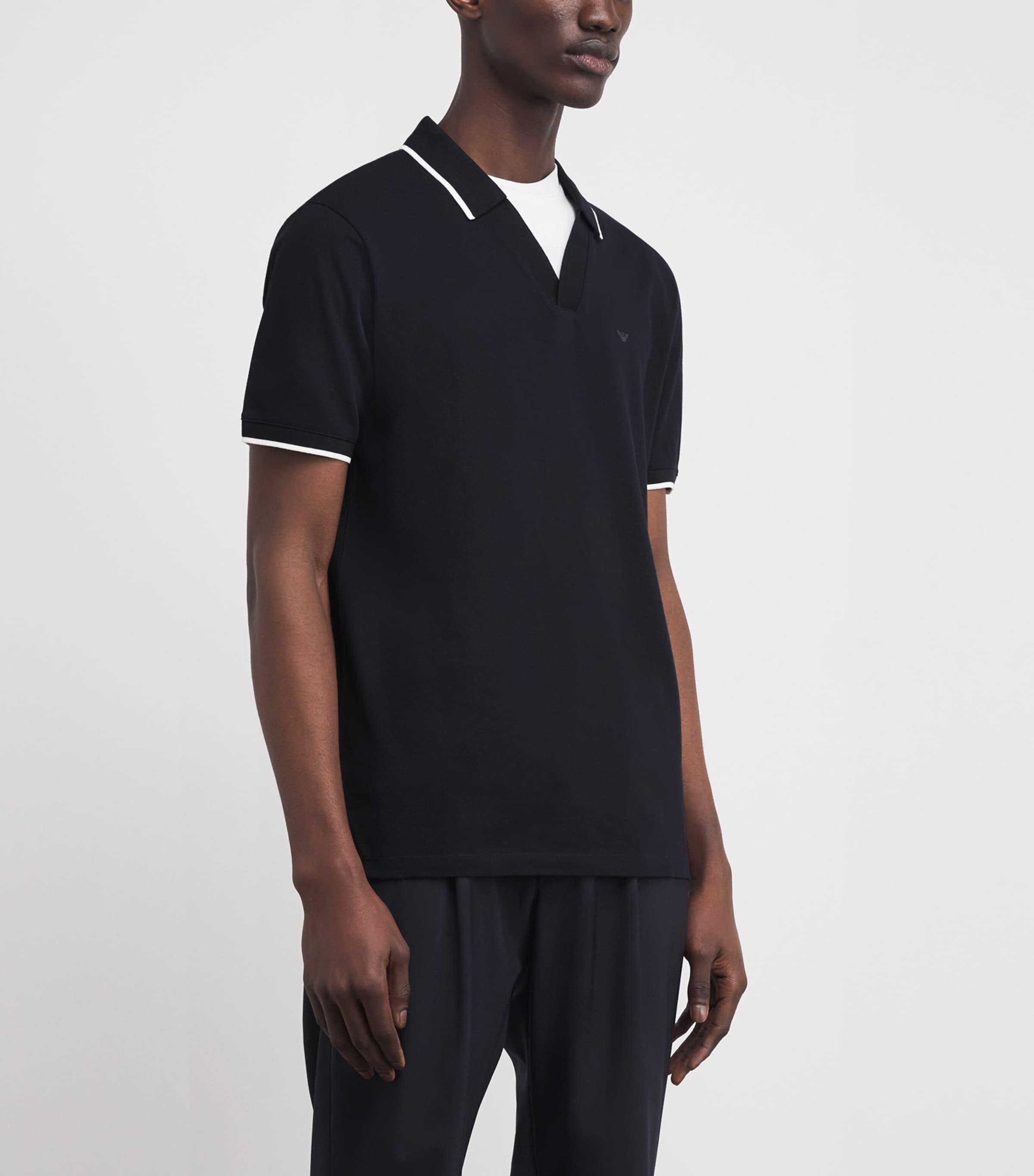 Cotton Logo Polo Shirt UB118 Image 3