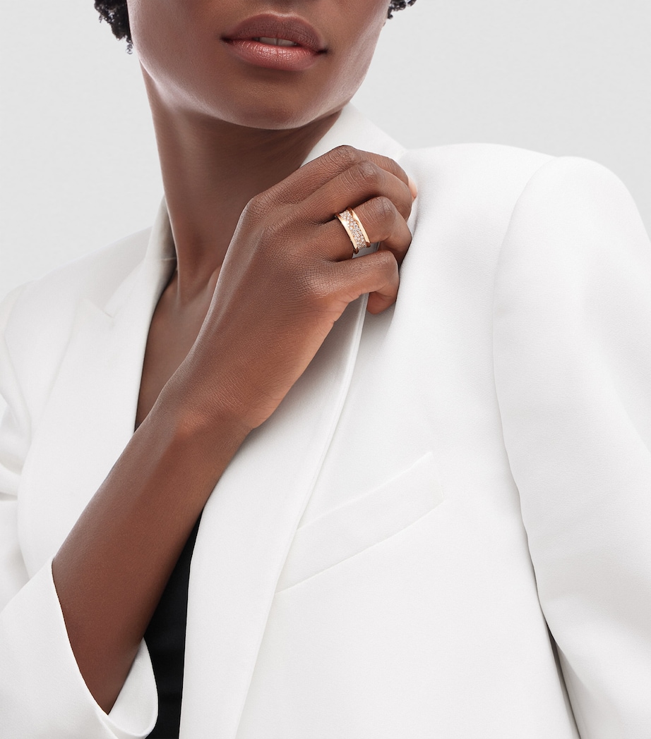 Rose Gold and Diamond B.zero1 Ring ROSE GOLD Image 6