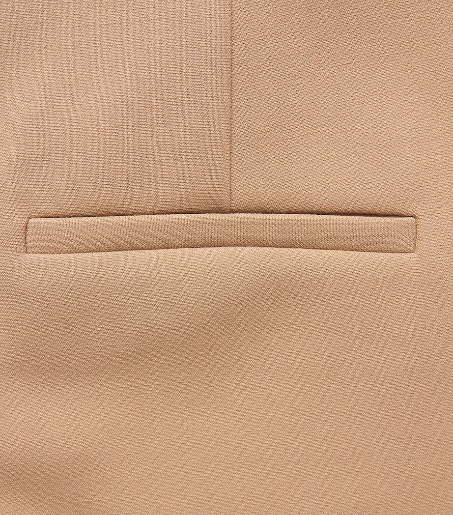 Veronica Beard Womens Tonelli Wide-Leg Trousers Heritage Khaki Image 6
