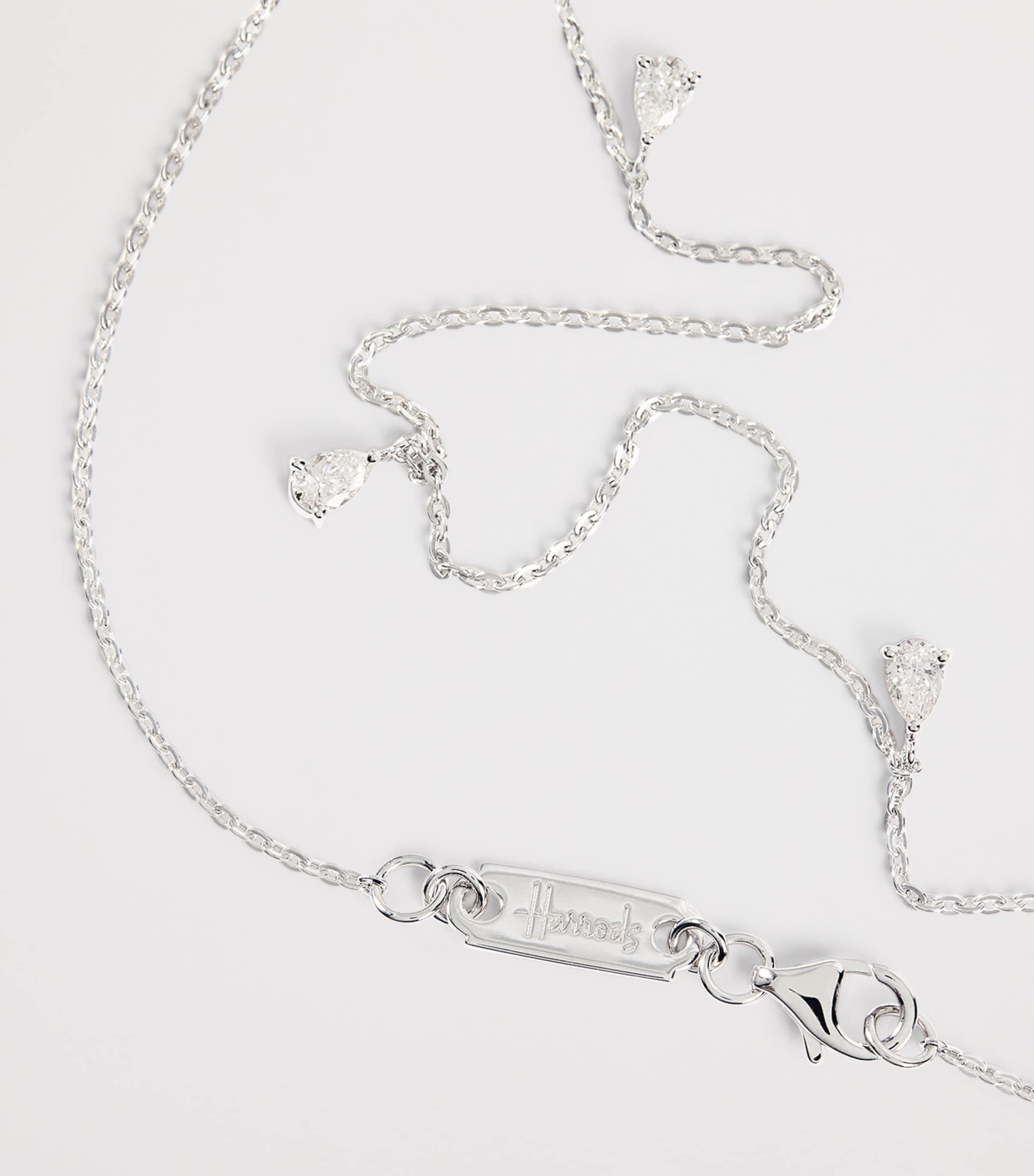 White Gold and Diamond Necklace (0.80ct) WHITE GOLD Image 5