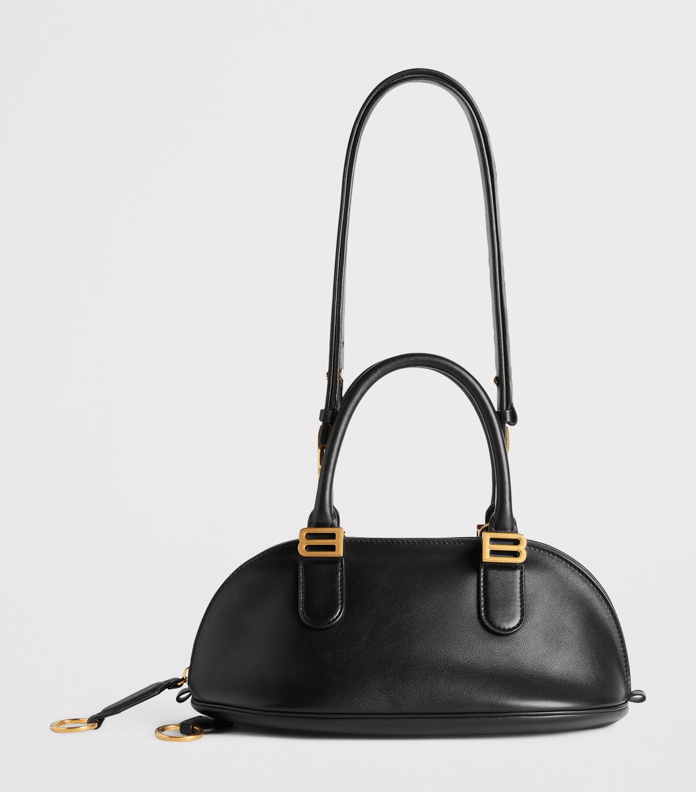Balenciaga Mini Leather Bolero Bowling Bag Image 6