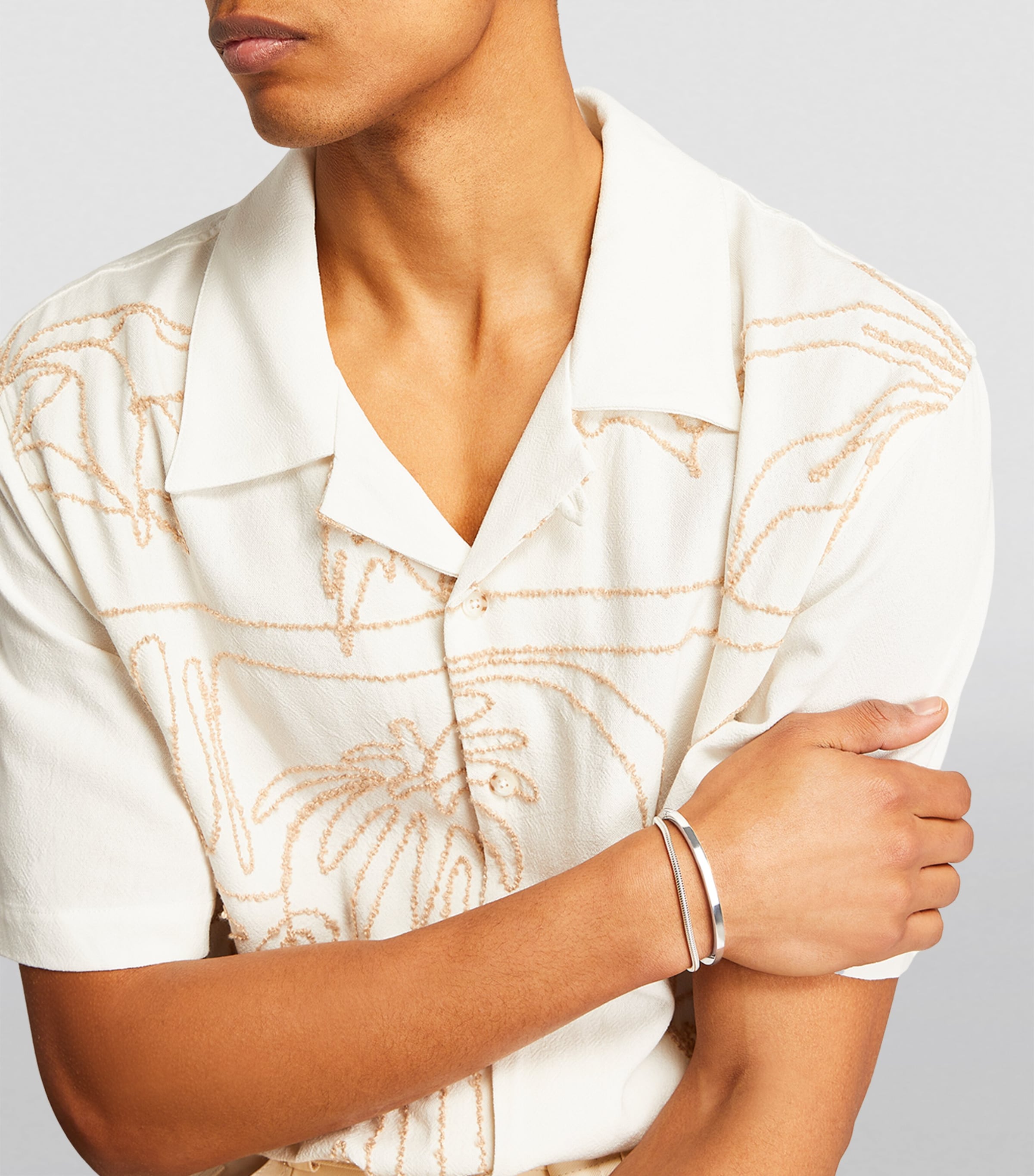 Silver-Plated Simplicity Bangle SILVER Image 4