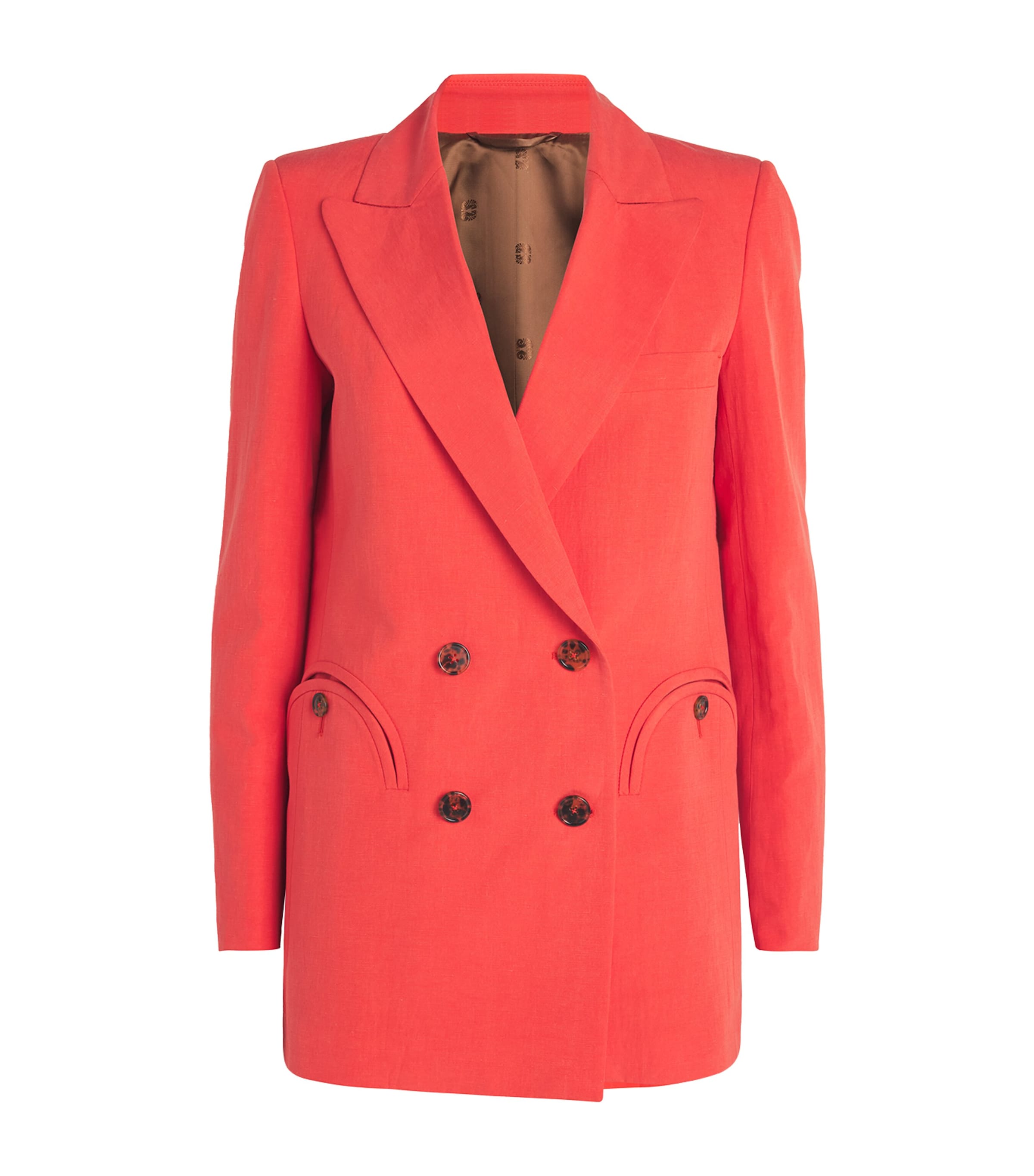 Virgin Wool Everyday Blazer R006 CORAL Image 1