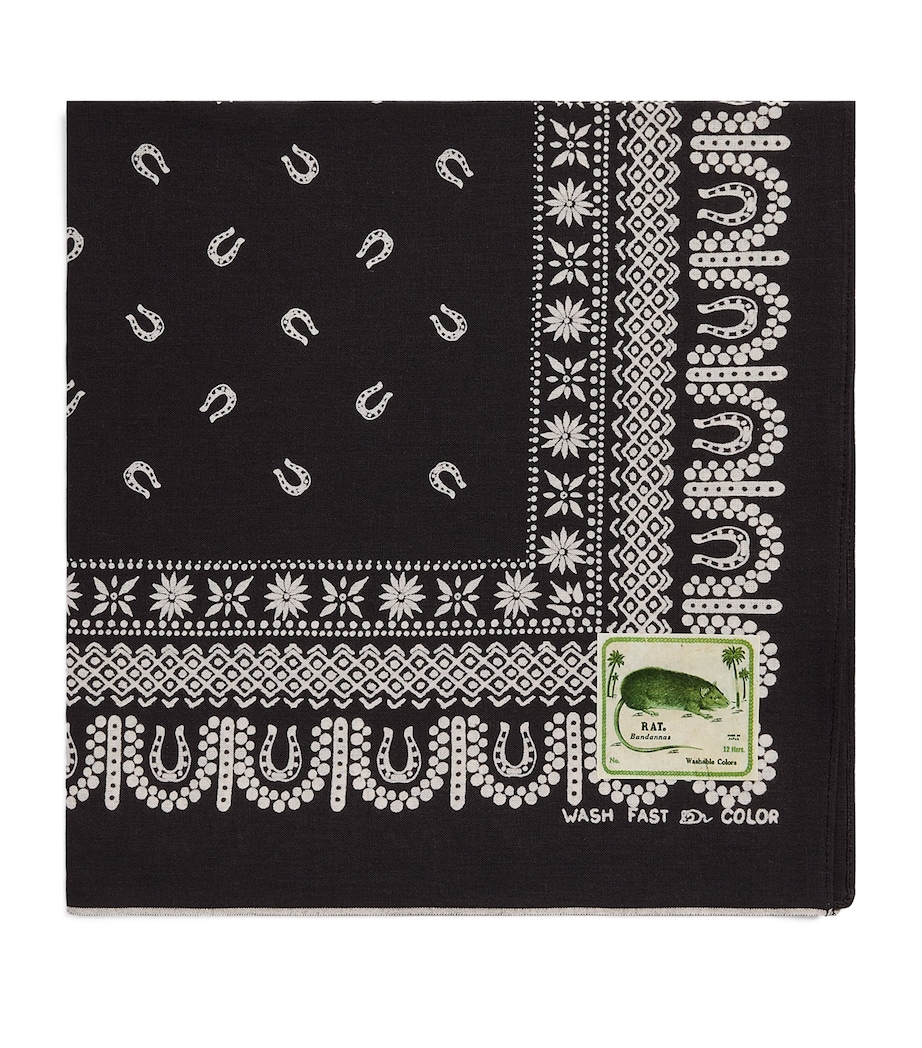 Kapital Horseshoe Bandana Black Image 1