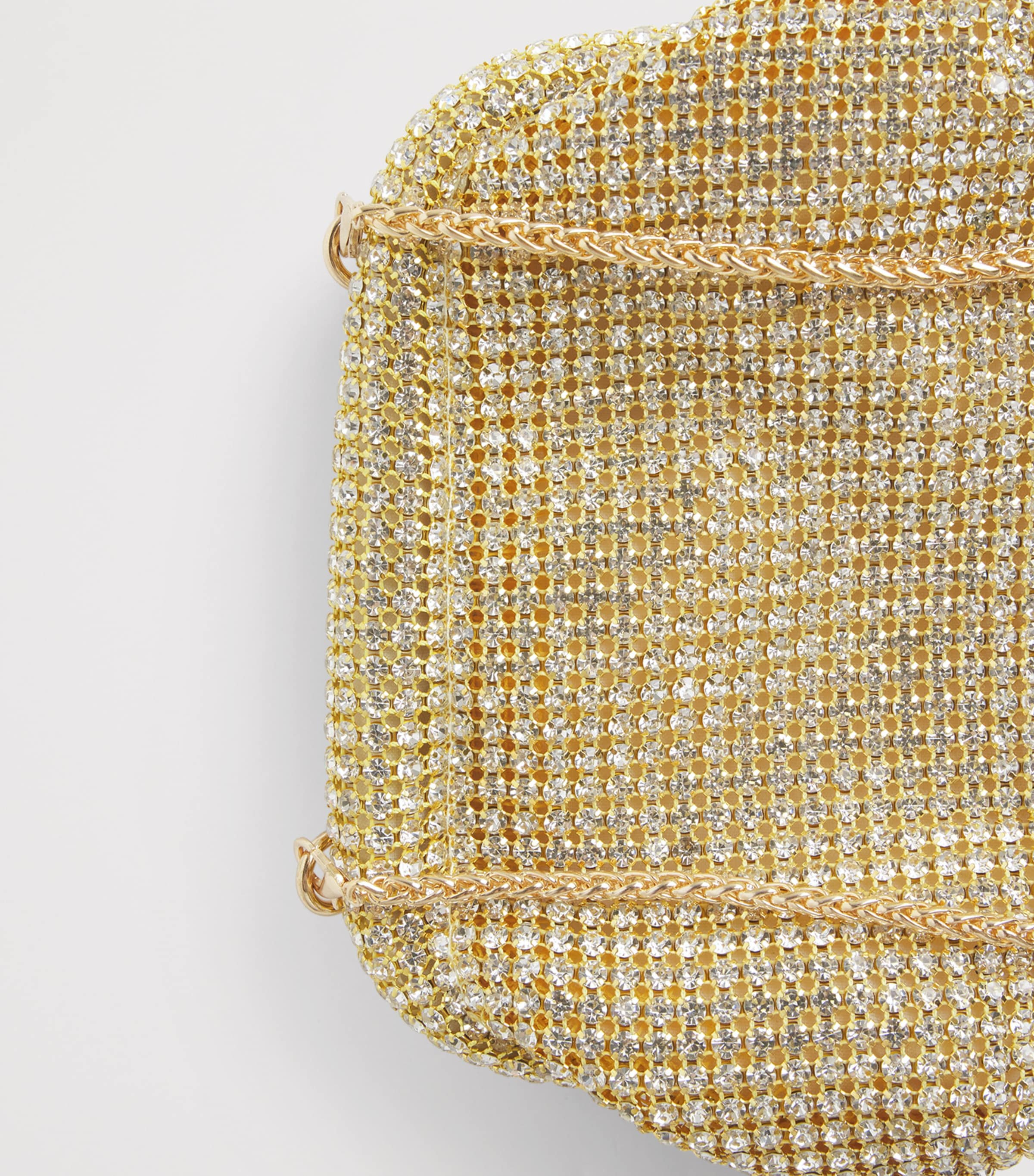 David Charles Embellished Clutch Bag M Gold Image 4