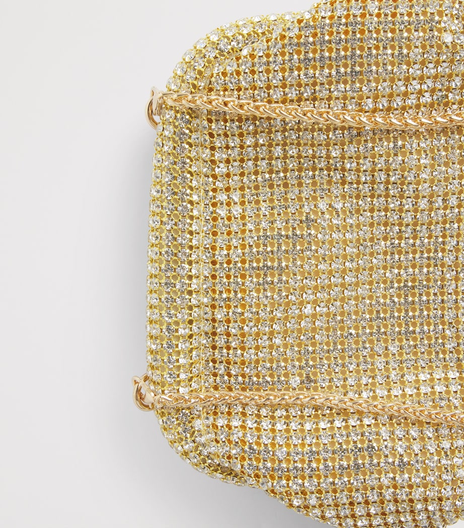 David Charles Embellished Clutch Bag M Gold Image 4