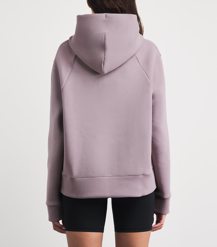 On Womens Cotton-Blend Focus Tech Hoodie Heron Image 5