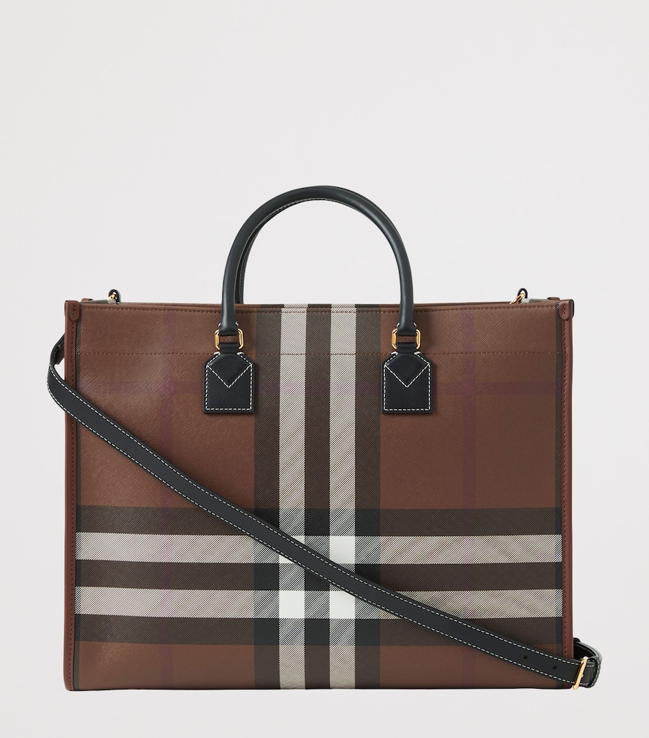 Medium Freya Tote DARK BIRCH BROWN Image 7