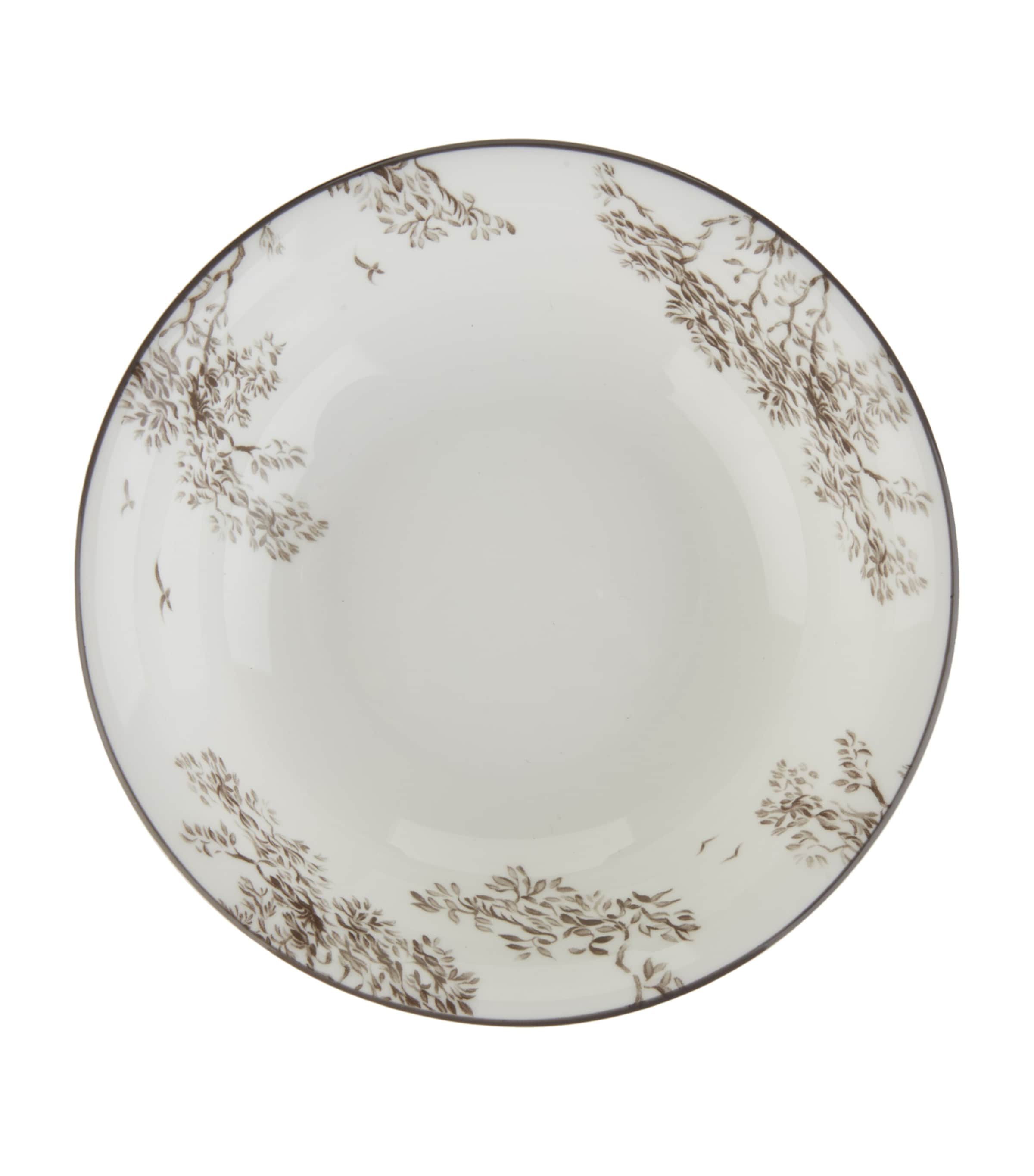Wedgwood Parklands Oatmeal Bowl In Grey