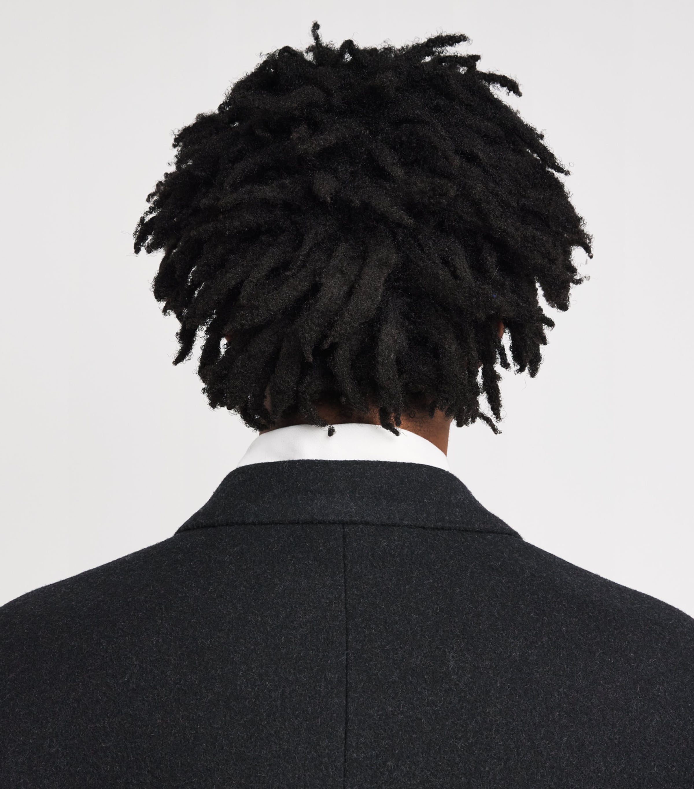 Polo Ralph Lauren Mens Wool-Blend Overcoat Charcoal Image 6