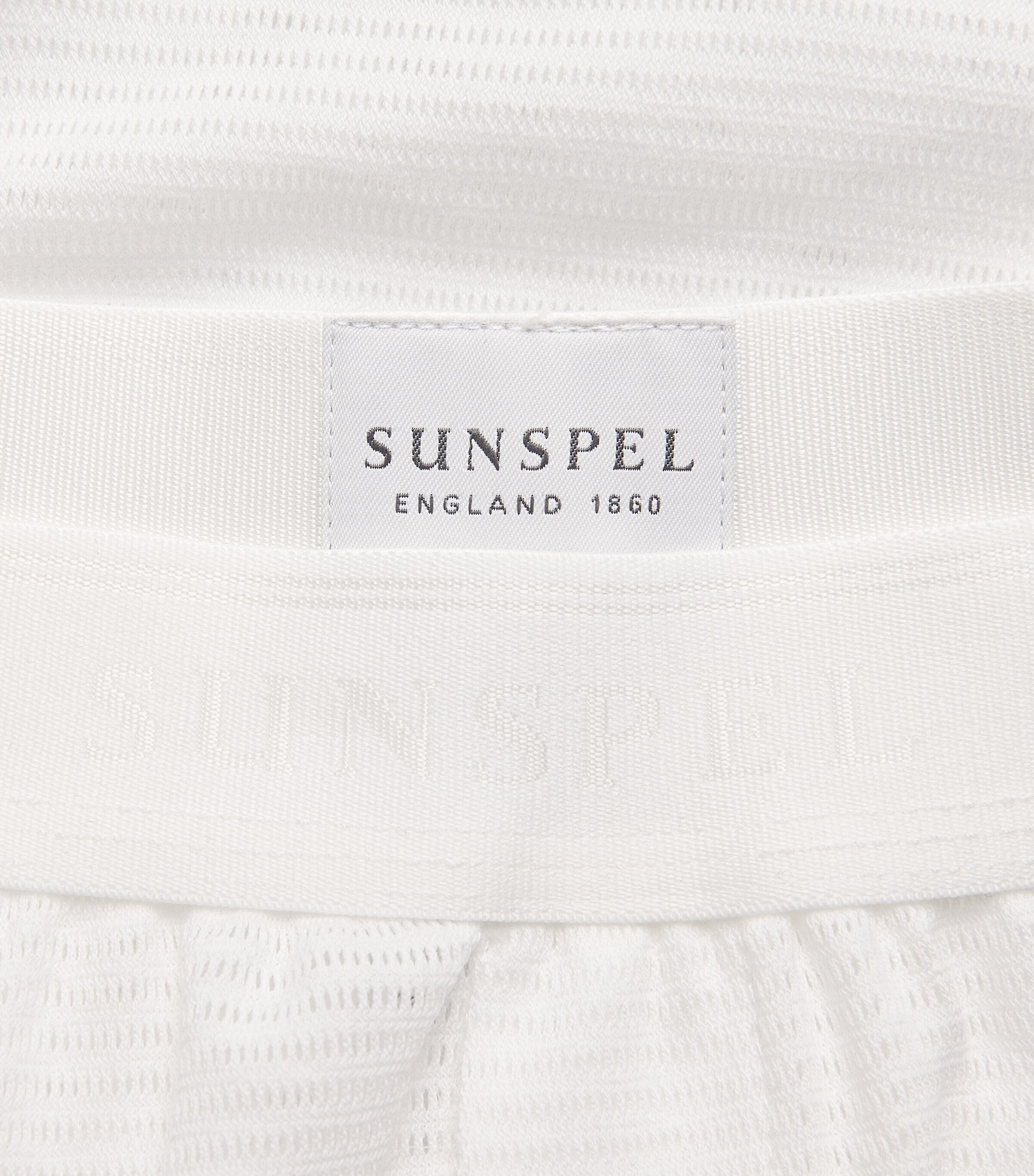 Cellular Cotton Boxer Shorts WHITE Image 5