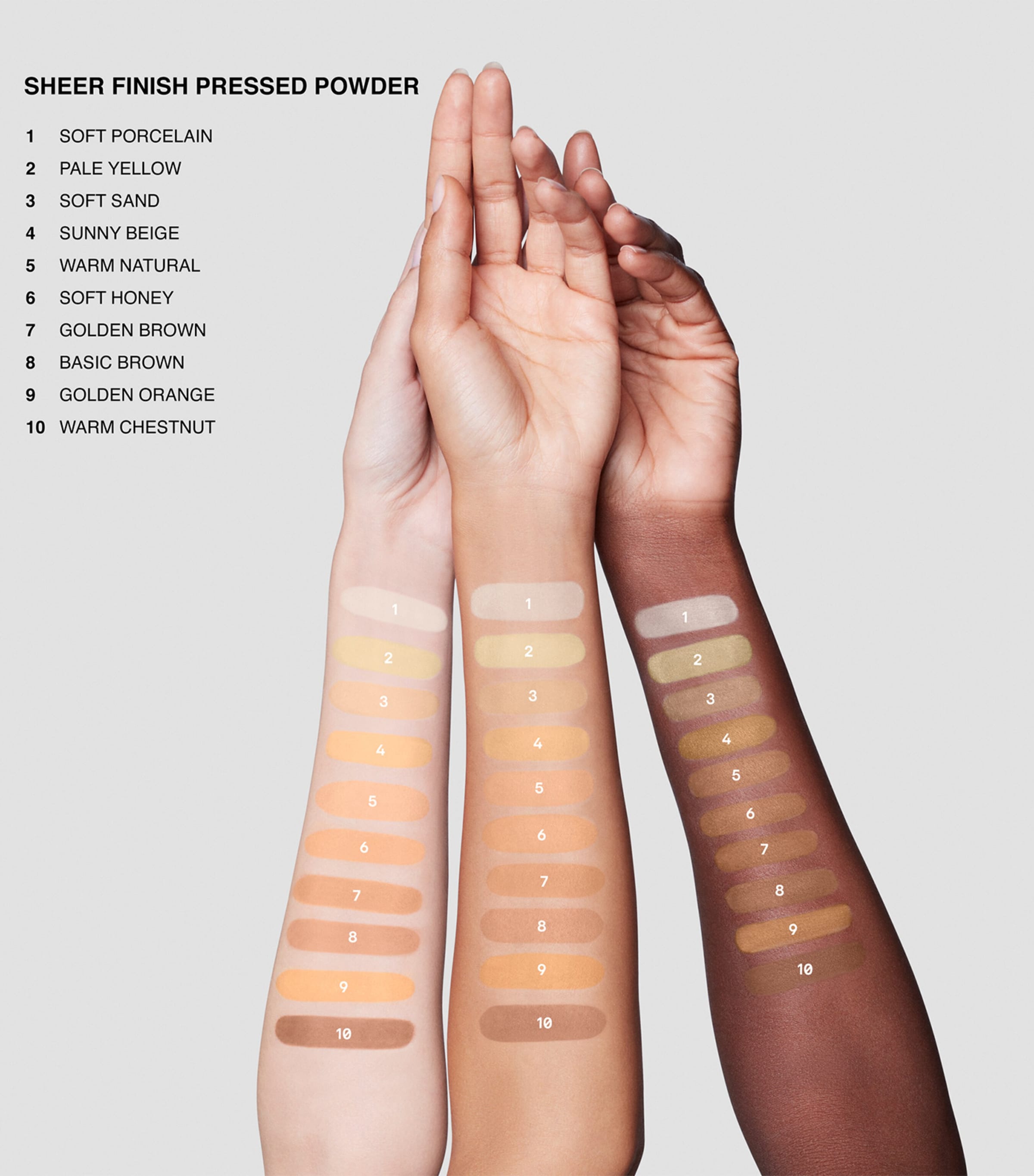 Sheer Finish Pressed Powder WARM CHESTNUT Image 4