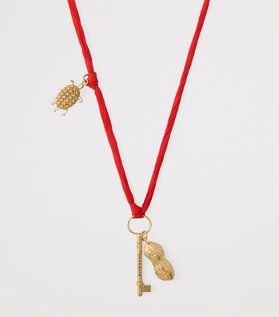 Silk Charms Necklace GOLDEN YELLOW Image 4