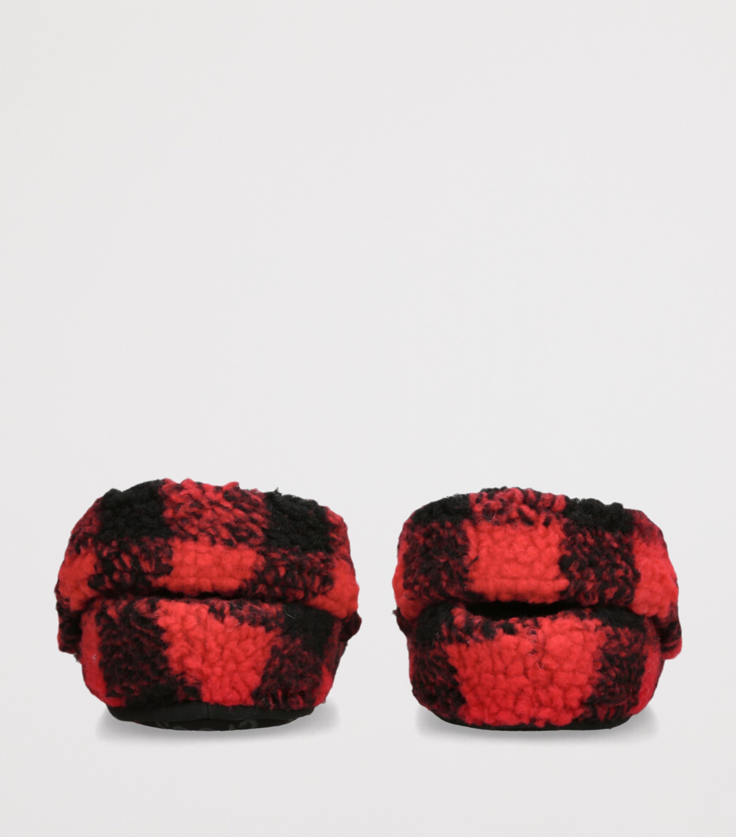 Check Classic Cozzzy Slippers BLK/RED Image 2
