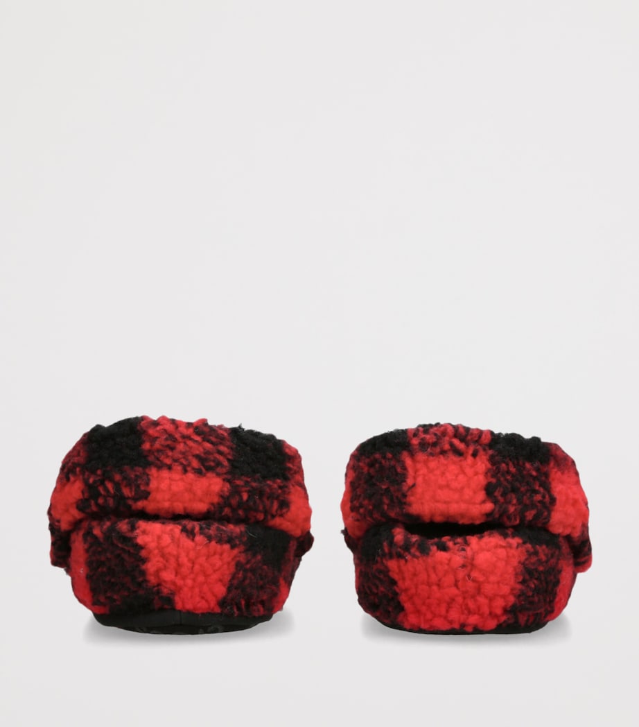Check Classic Cozzzy Slippers BLK/RED Image 2