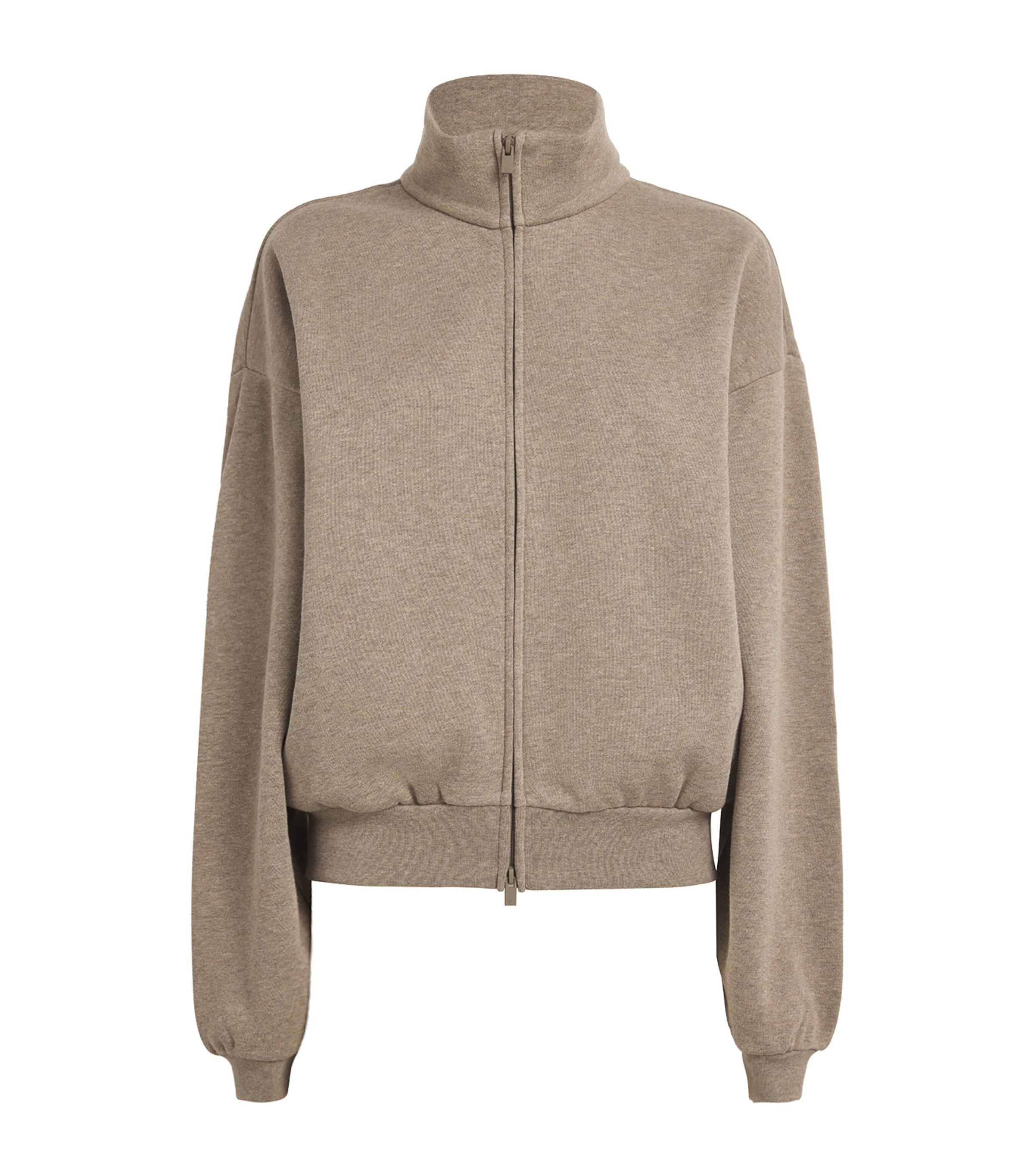 Fear Of God Cotton-blend Zip-up Bomber Jacket In Brown