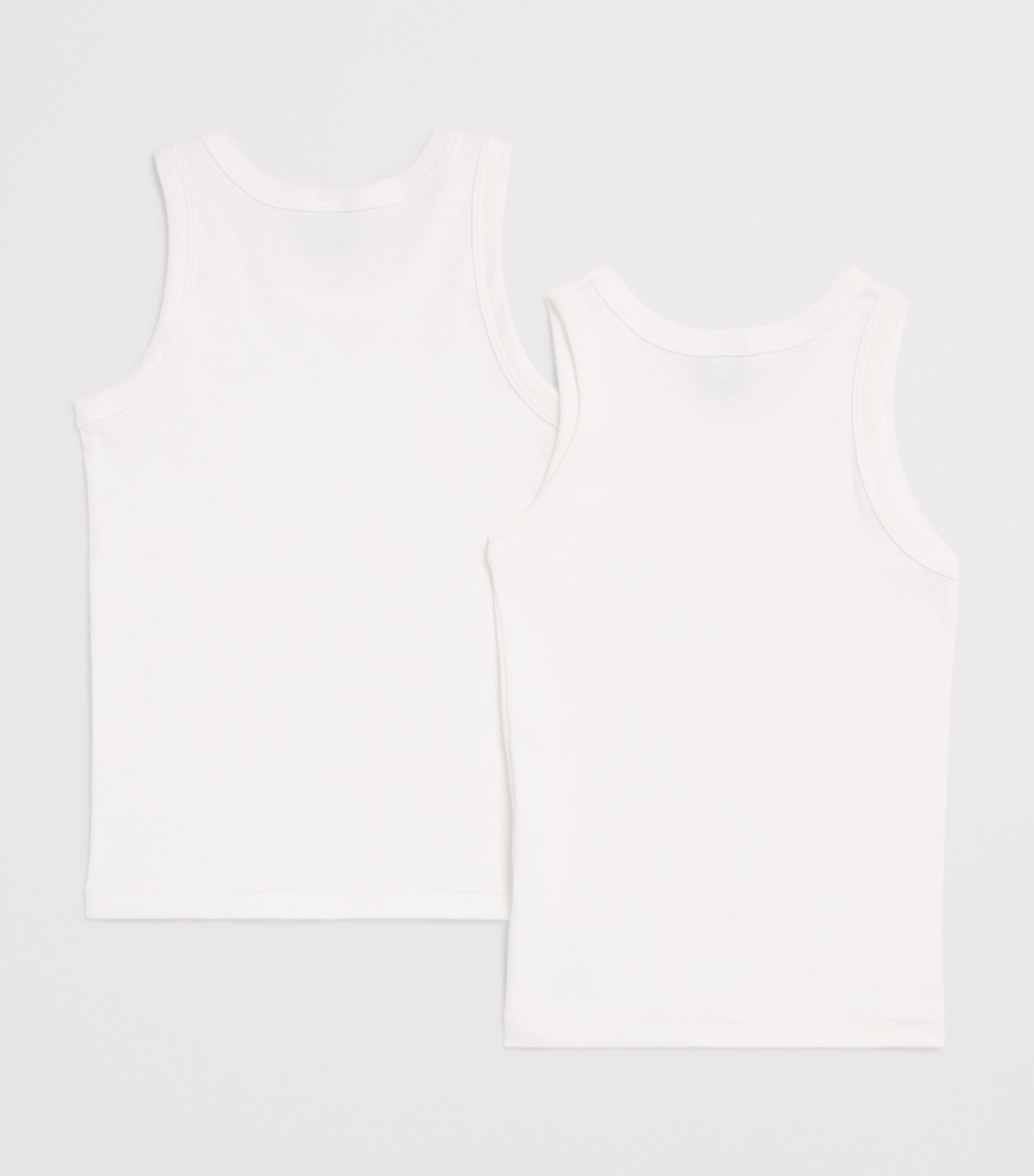 Petit Bateau Set of 2 Organic Cotton Vest Tops (2-14 Years) Image 2