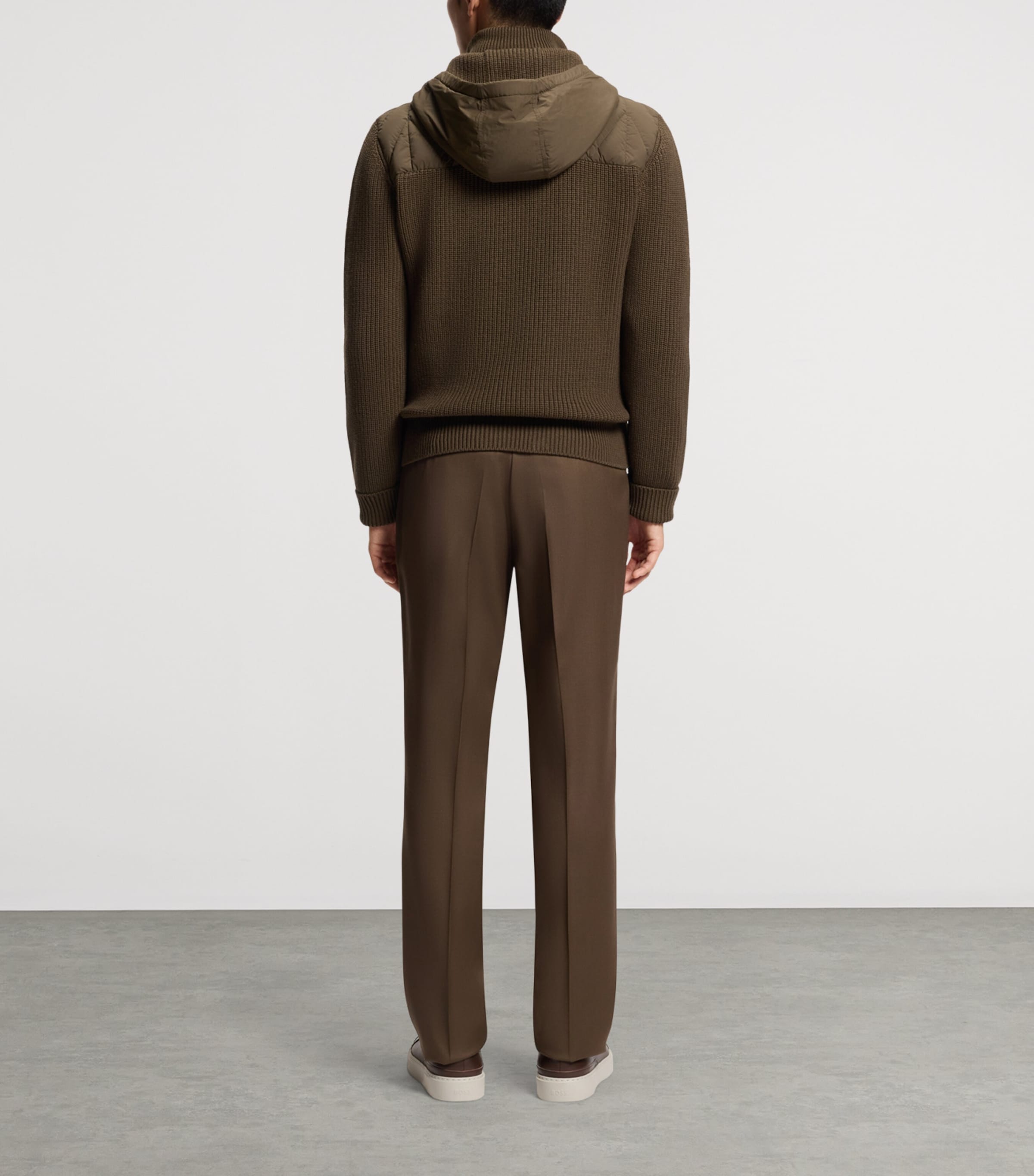 Wool Down-Filled Quilted Jacket 361 Image 3