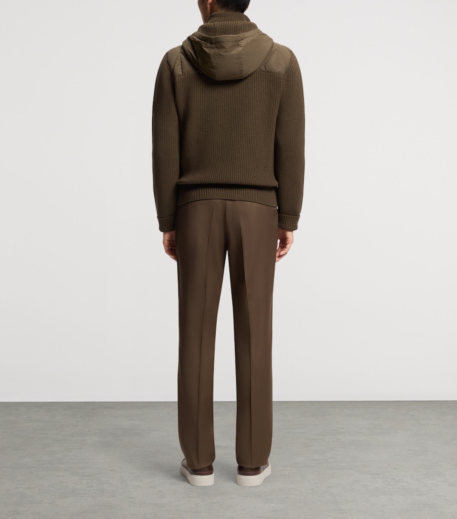 Wool Down-Filled Quilted Jacket 361 Image 3