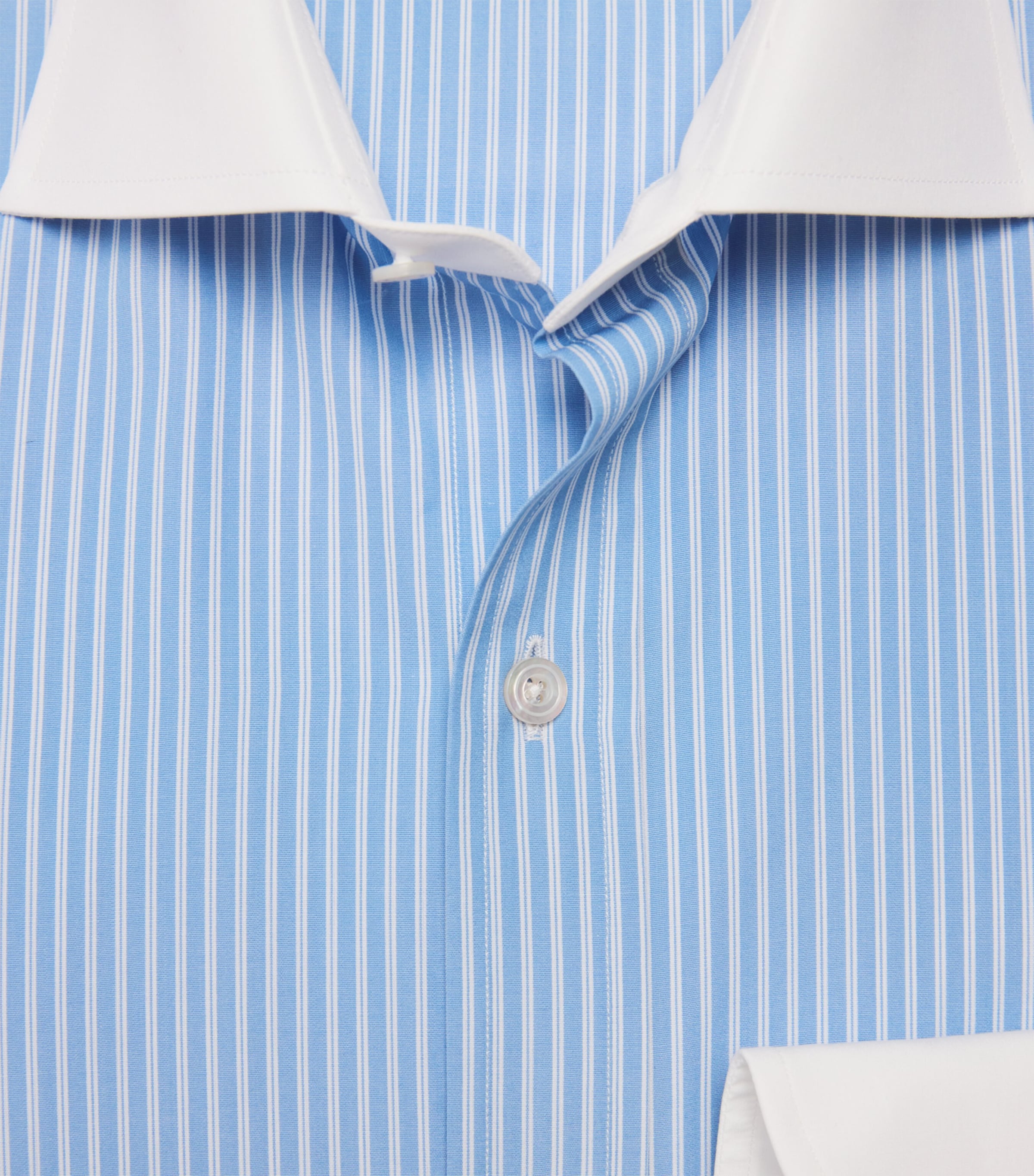 TOM FORD Mens Cotton Stripe Shirt Uwb Image 2