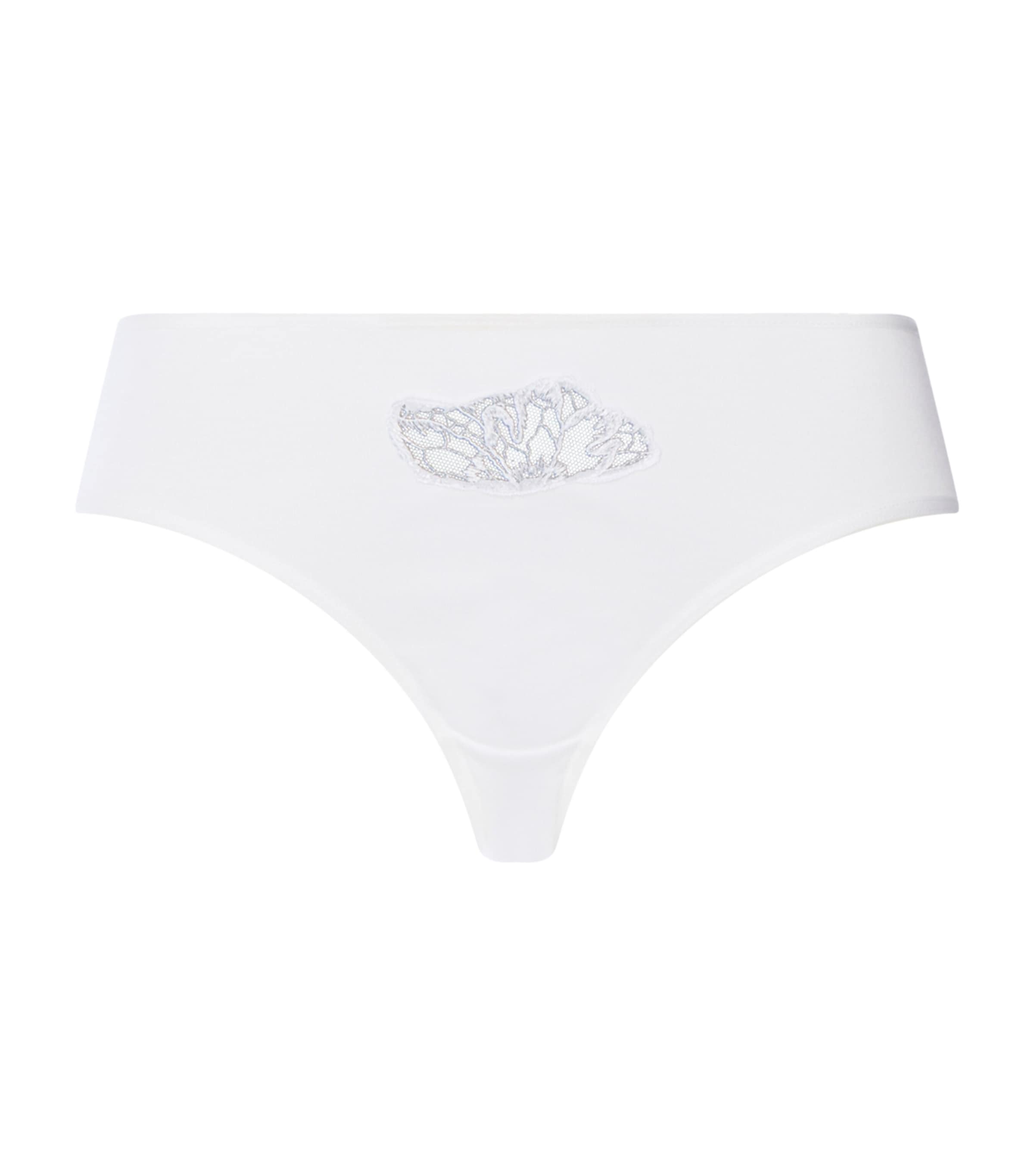 Hanro Womens Cotton Belen Midi Briefs White Image 1