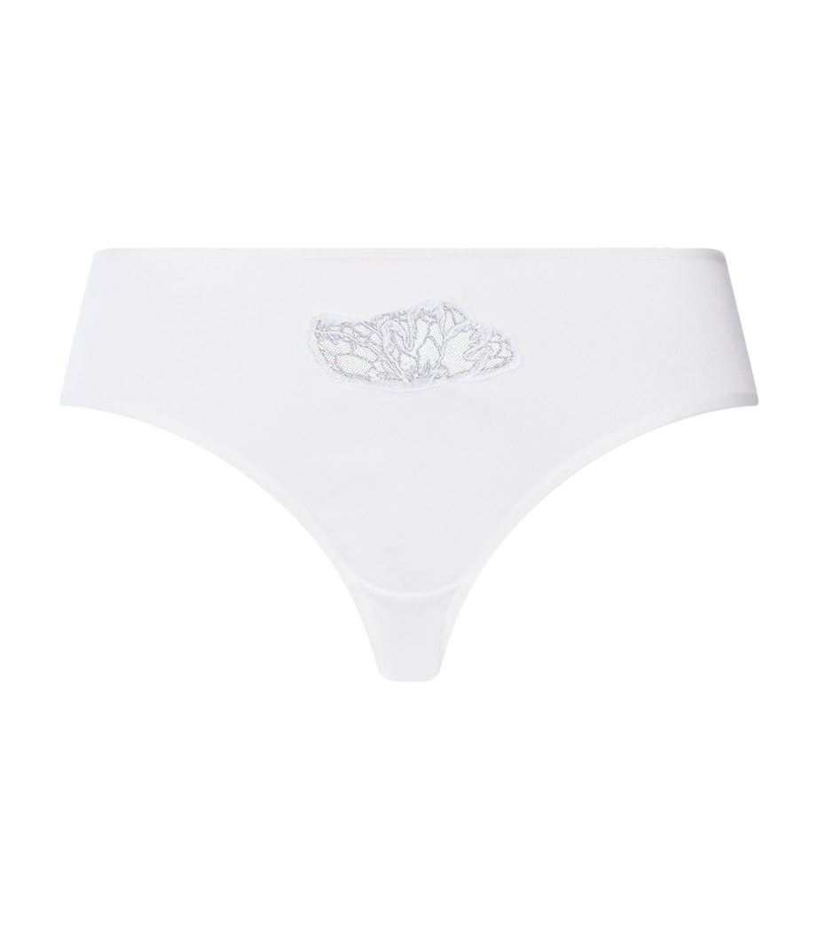 Hanro Womens Cotton Belen Midi Briefs White Image 1