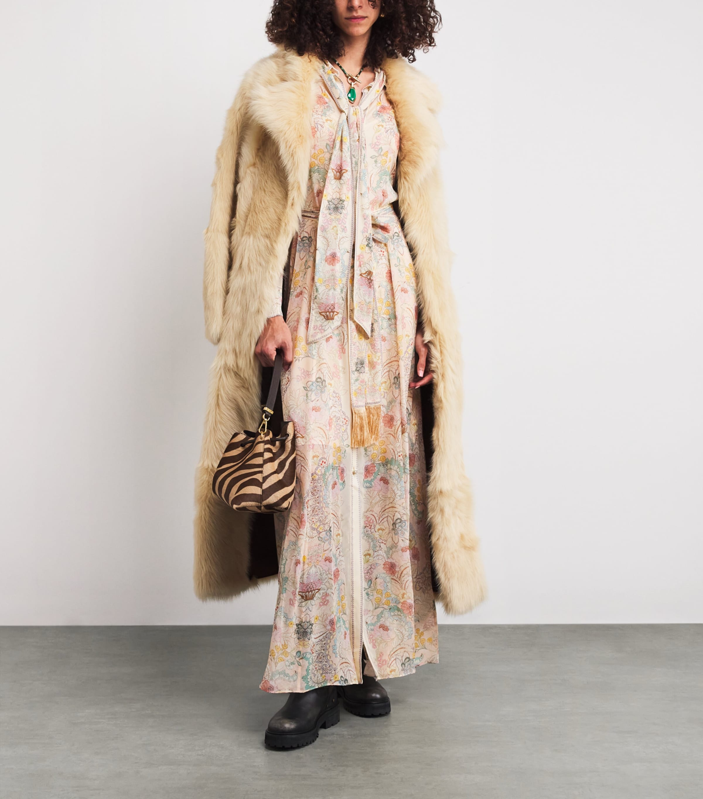 Floral Rebellion Maxi Shirt Dress PIF PINK FLORAL Image 2