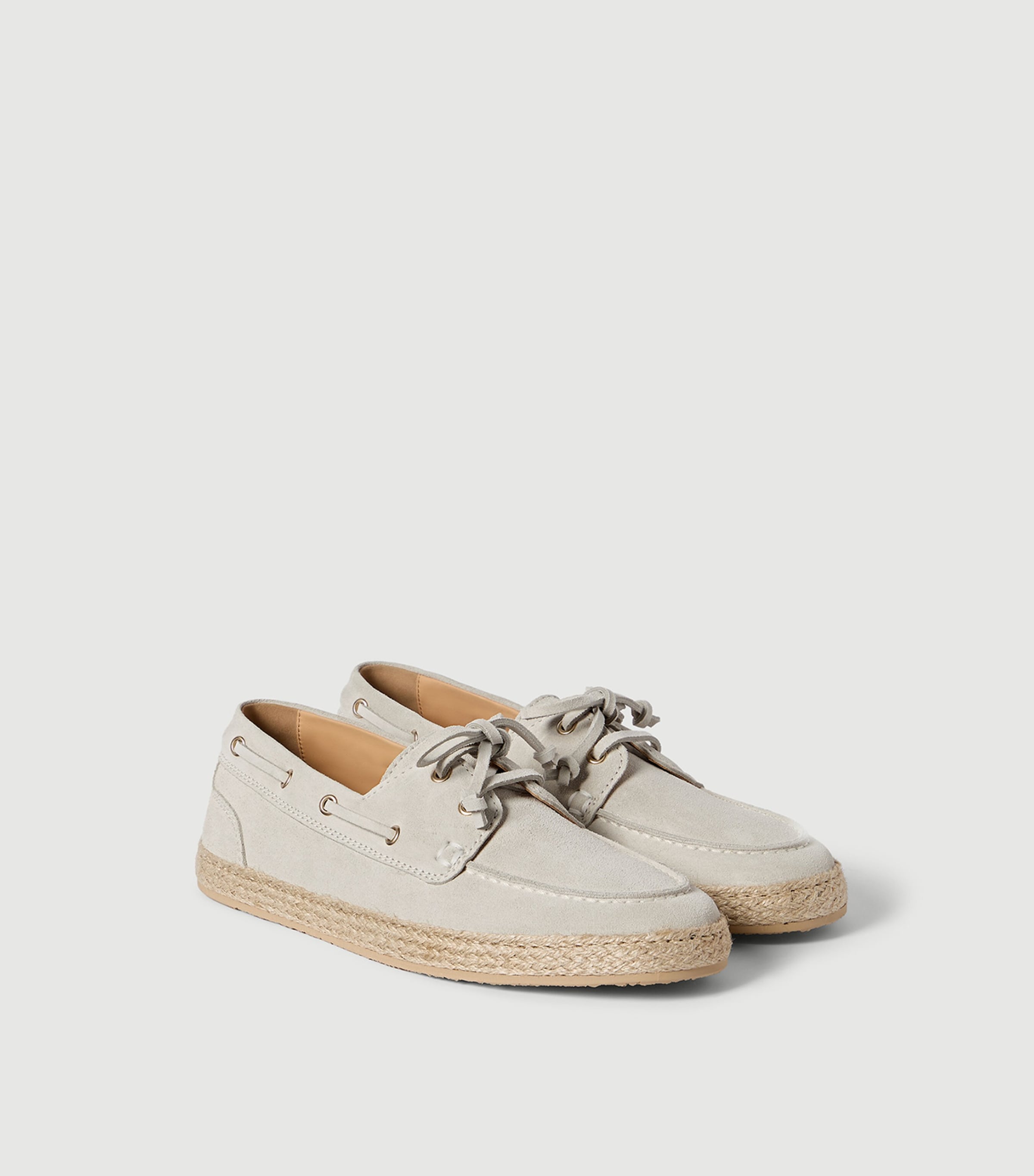 Brunello Cucinelli Suede Penny Loafer Espadrilles Image 3